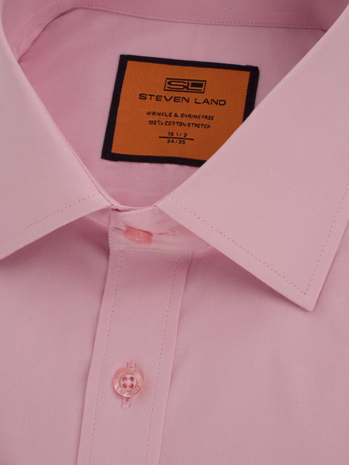 LND NECKWEAR INC. S CF Steven Land Dress Shirt| Classic Fit | French Cuff | 100% Cotton/Ds115f 4/5