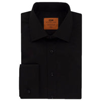 LND NECKWEAR INC. S CF BLKBERRY / 16.5 Steven Land Dress Shirt| Classic Fit | French Cuff | 100% Cotton/Ds115f 6/7