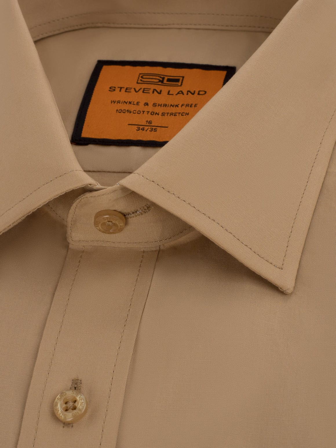 LND NECKWEAR INC. S CF Steven Land Dress Shirt| Classic Fit | French Cuff | 100% Cotton/Ds115f 6/7