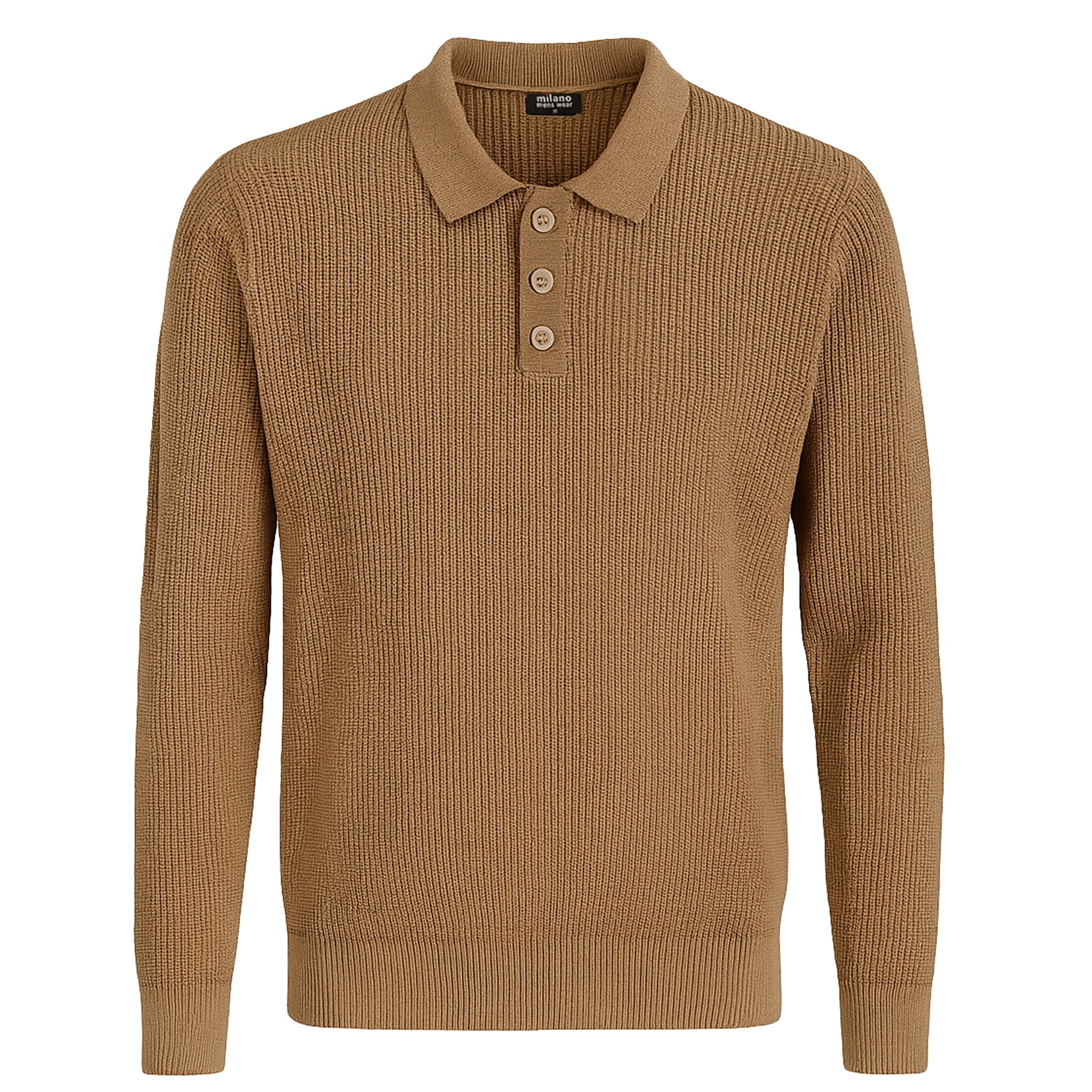 MADE IN TURKEY K S CAMEL / M MILANO EXCLUSIVE SWEATER-M24116