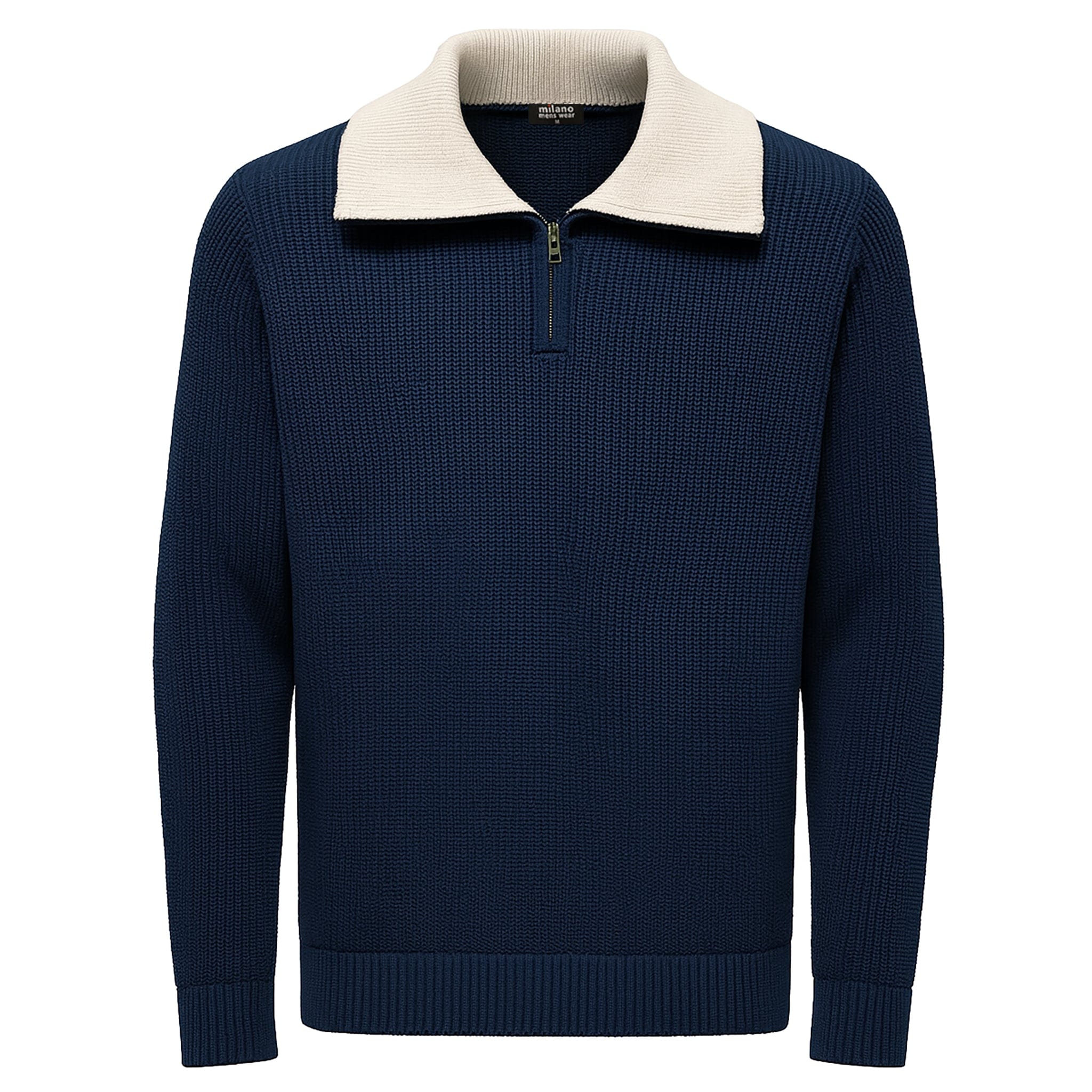 MADE IN TURKEY K S NVY / M MILANO EXCLUSIVE SWEATER-M35013