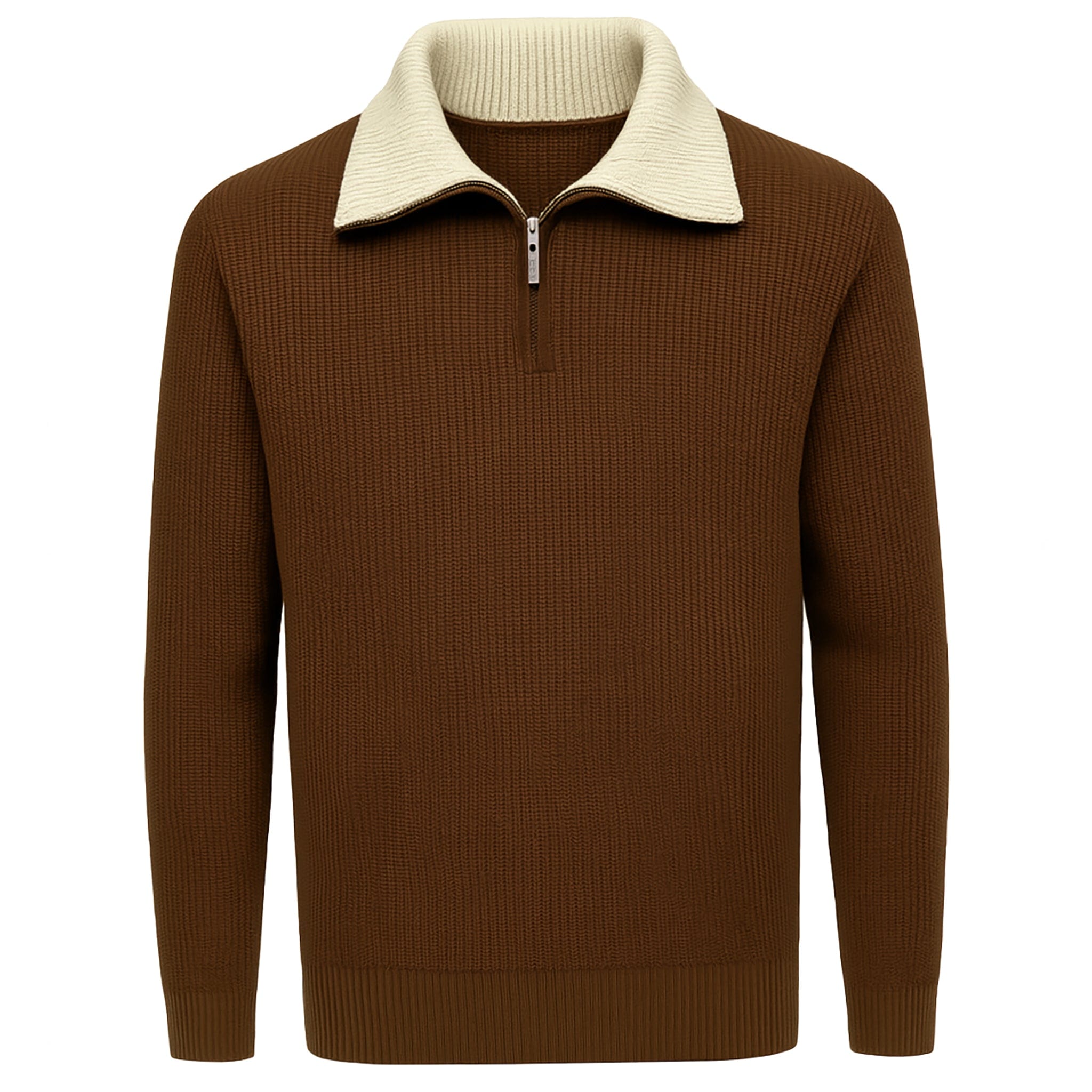 MADE IN TURKEY K S BROWN / M MILANO EXCLUSIVE SWEATER-M35013