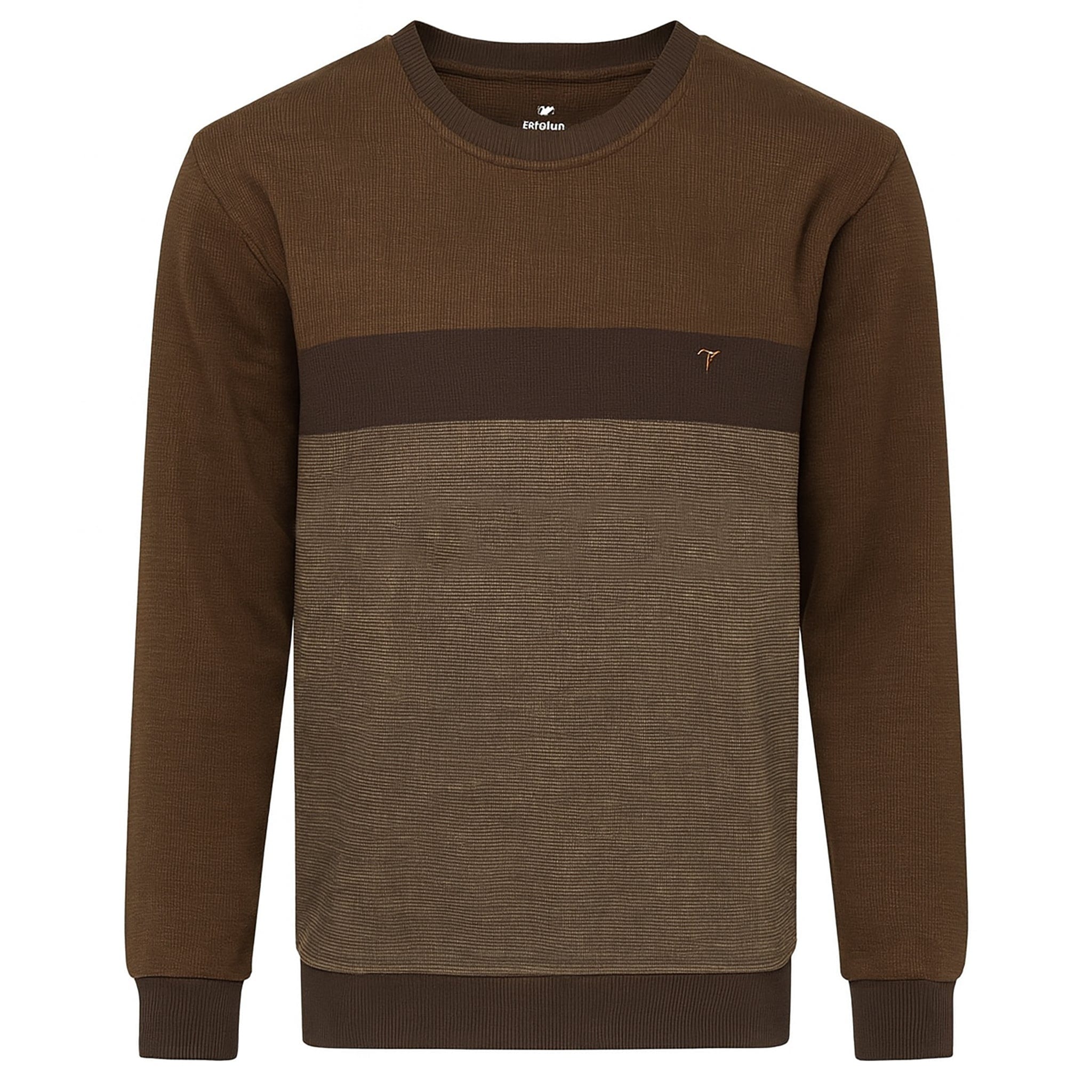 MADE IN TURKEY T PL Brown / M Sylank Men’s Sweater-Crew neck