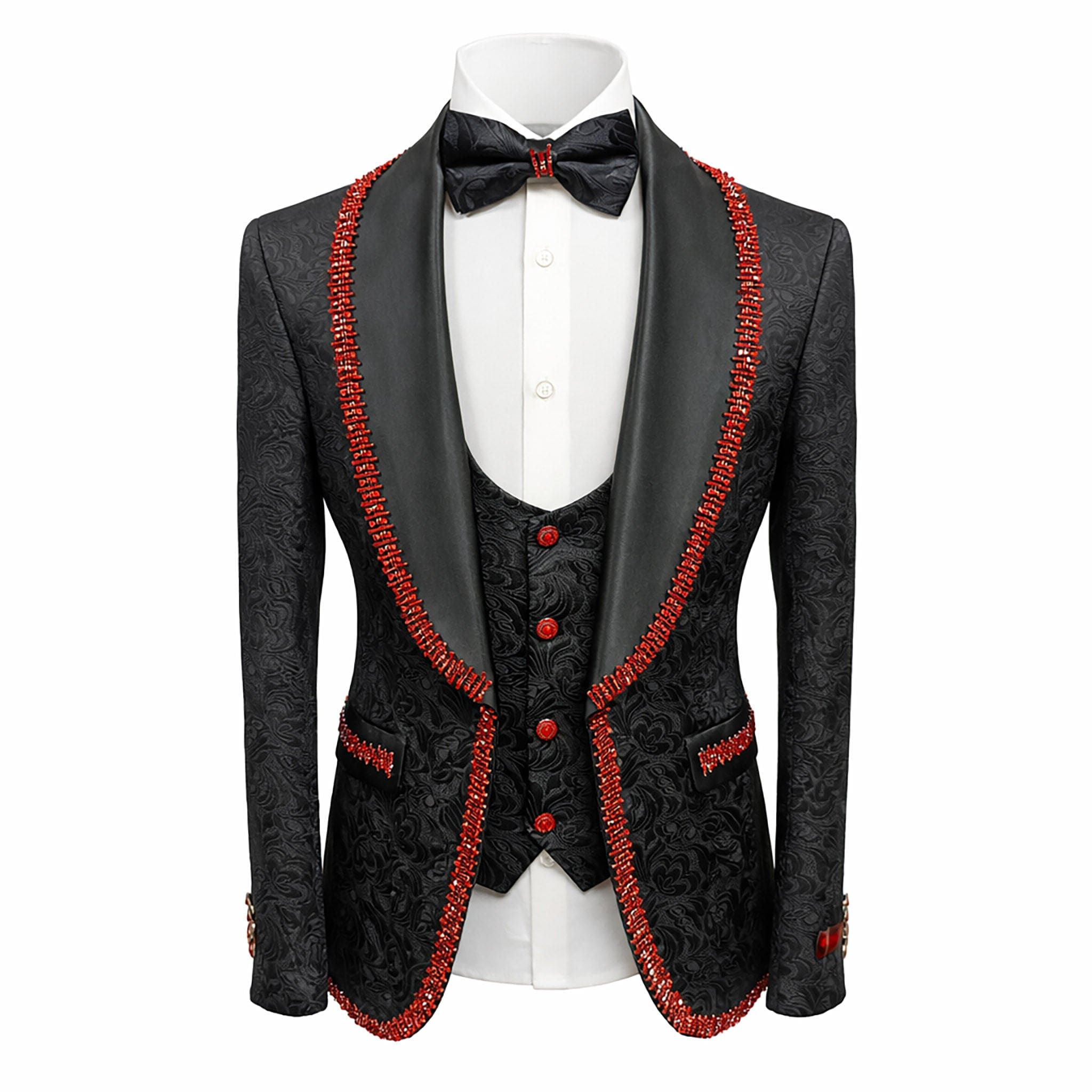 manzini sofia black tuxedo suit for men