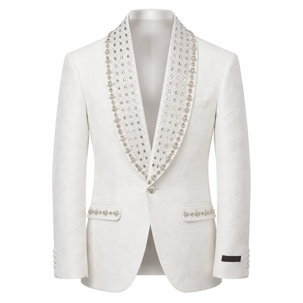 manzini zara white tuxedo suit for men