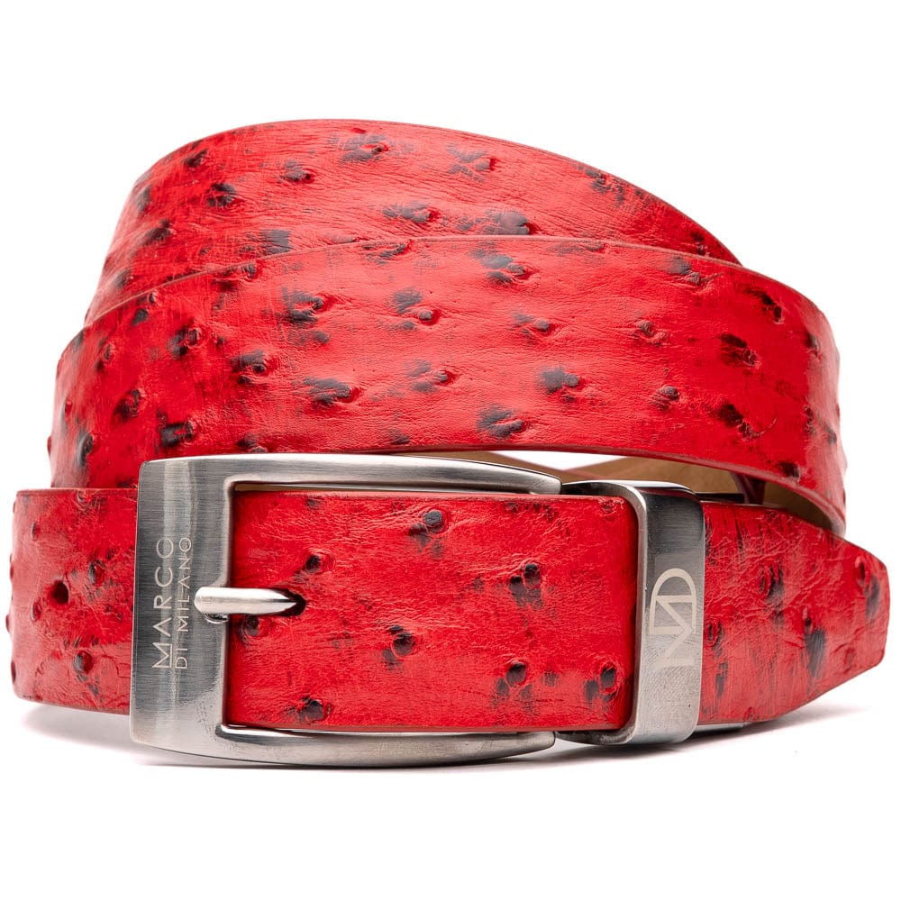 Marco Di Milano Belts 36 Domenico Belt Red