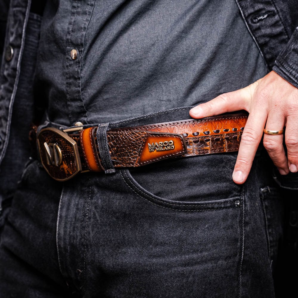 Marco Di Milano Belts Montana Belt Aged Brown