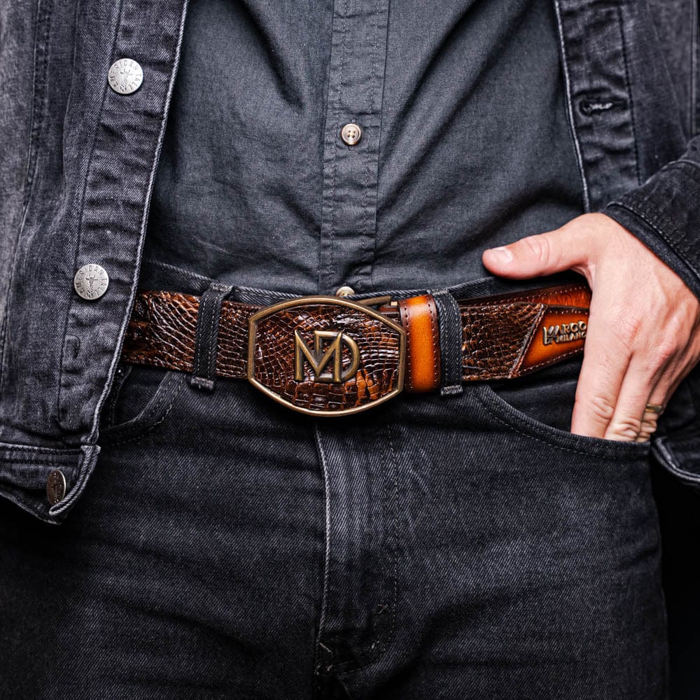 Marco Di Milano Belts Montana Belt Aged Brown