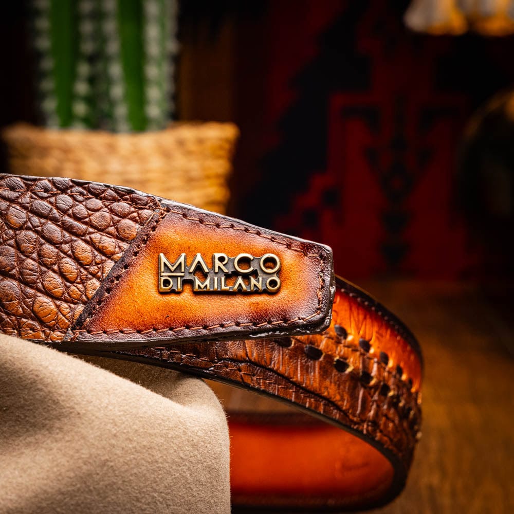 Marco Di Milano Belts Montana Belt Aged Maple