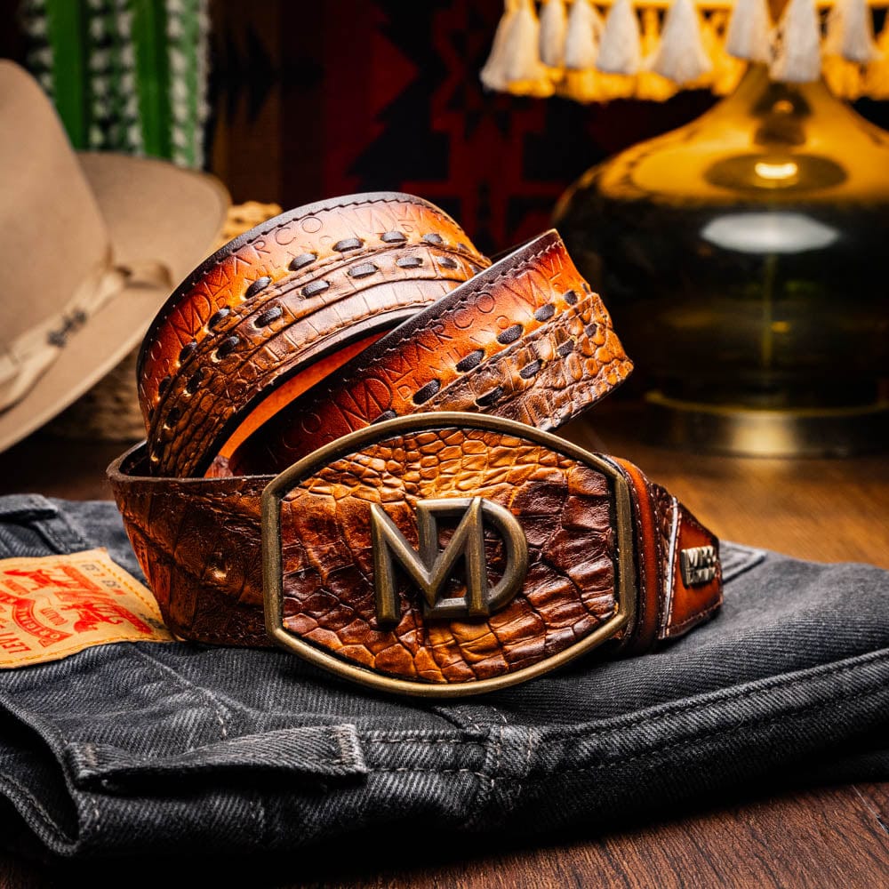 Marco Di Milano Belts Montana Belt Aged Maple