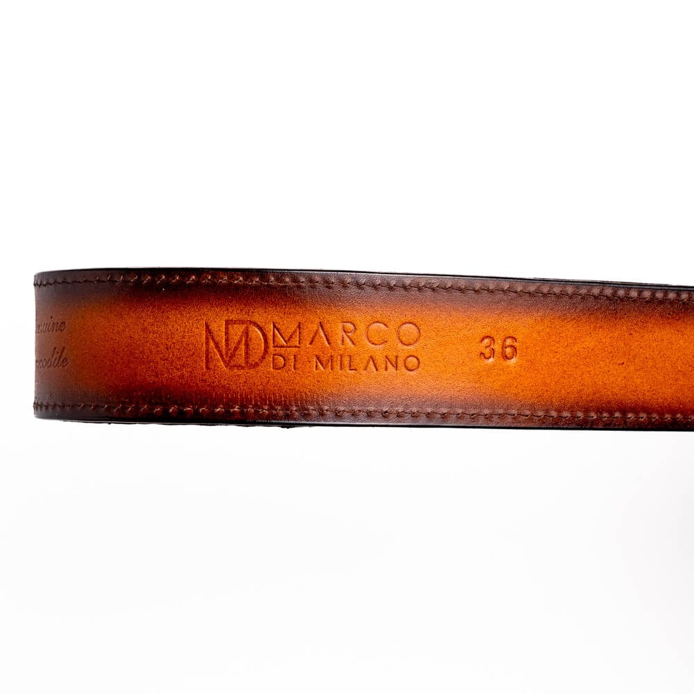 Marco Di Milano Belts Montana Belt Aged Maple