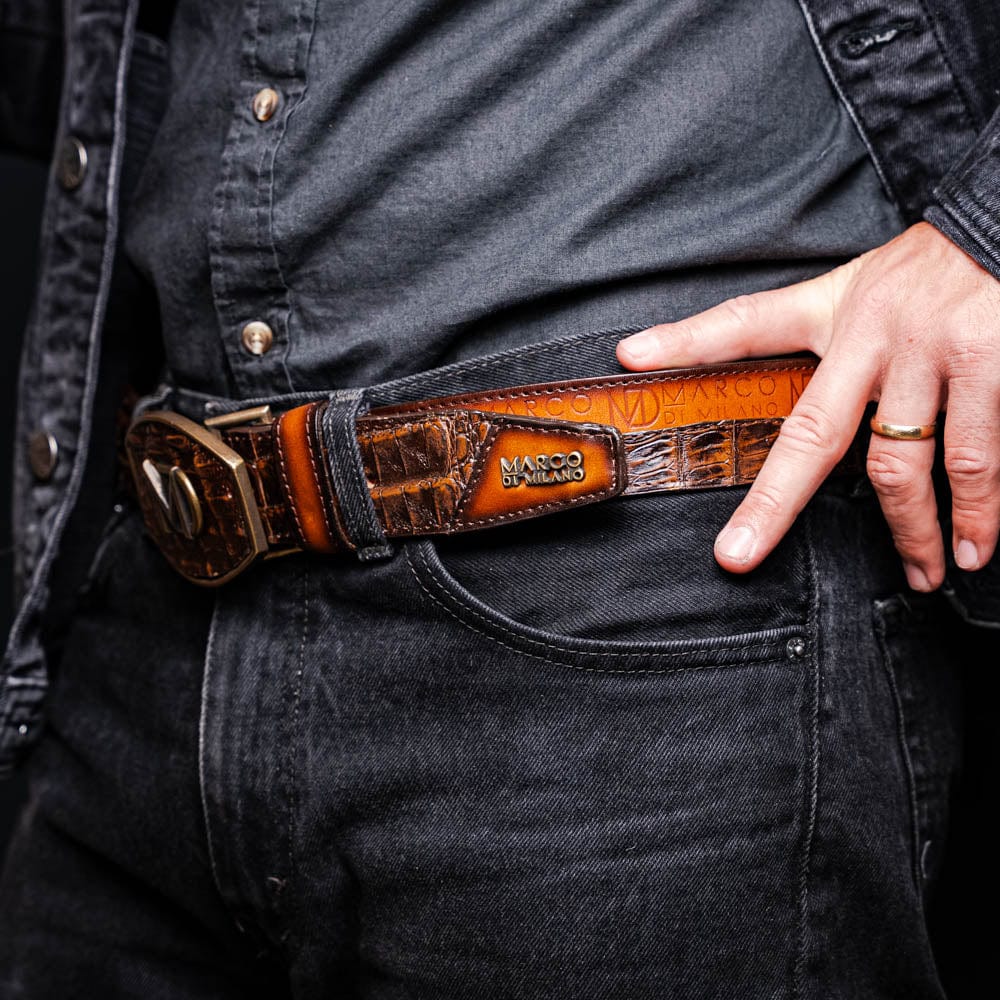 Marco Di Milano Belts Texas Belt Aged Brown
