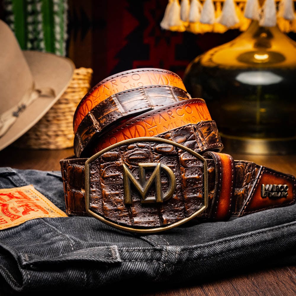 Marco Di Milano Belts Texas Belt Aged Brown