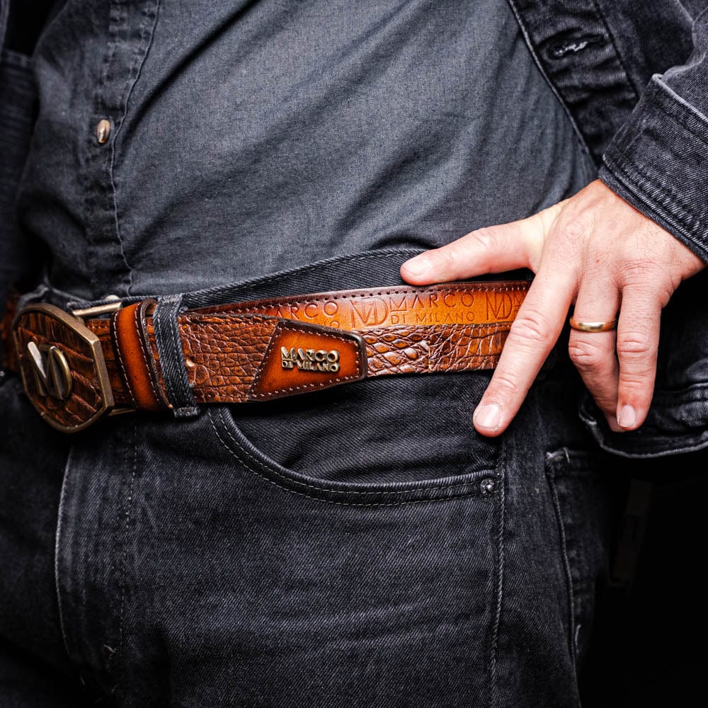 Marco Di Milano Belts Texas Belt Aged Maple