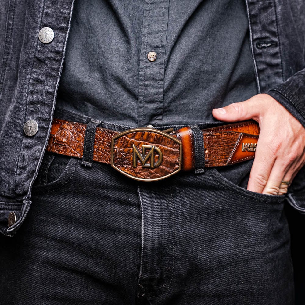 Marco Di Milano Belts Texas Belt Aged Maple