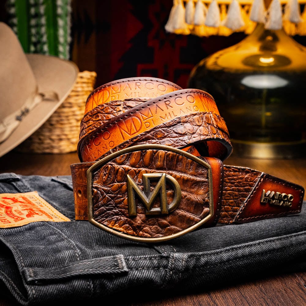 Marco Di Milano Belts Texas Belt Aged Maple