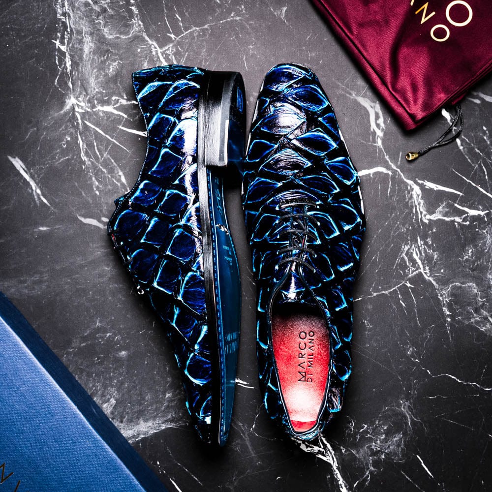 Marco Di Milano Shoes Olivieri Royal Blue