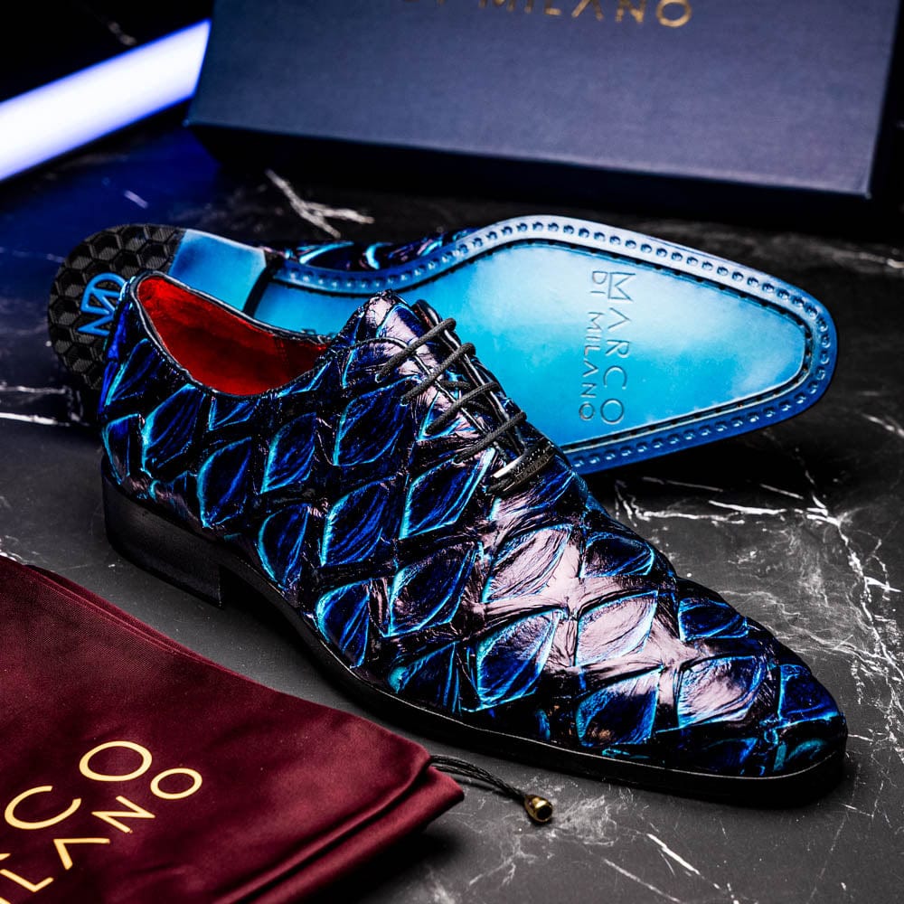 Marco Di Milano Shoes Olivieri Royal Blue