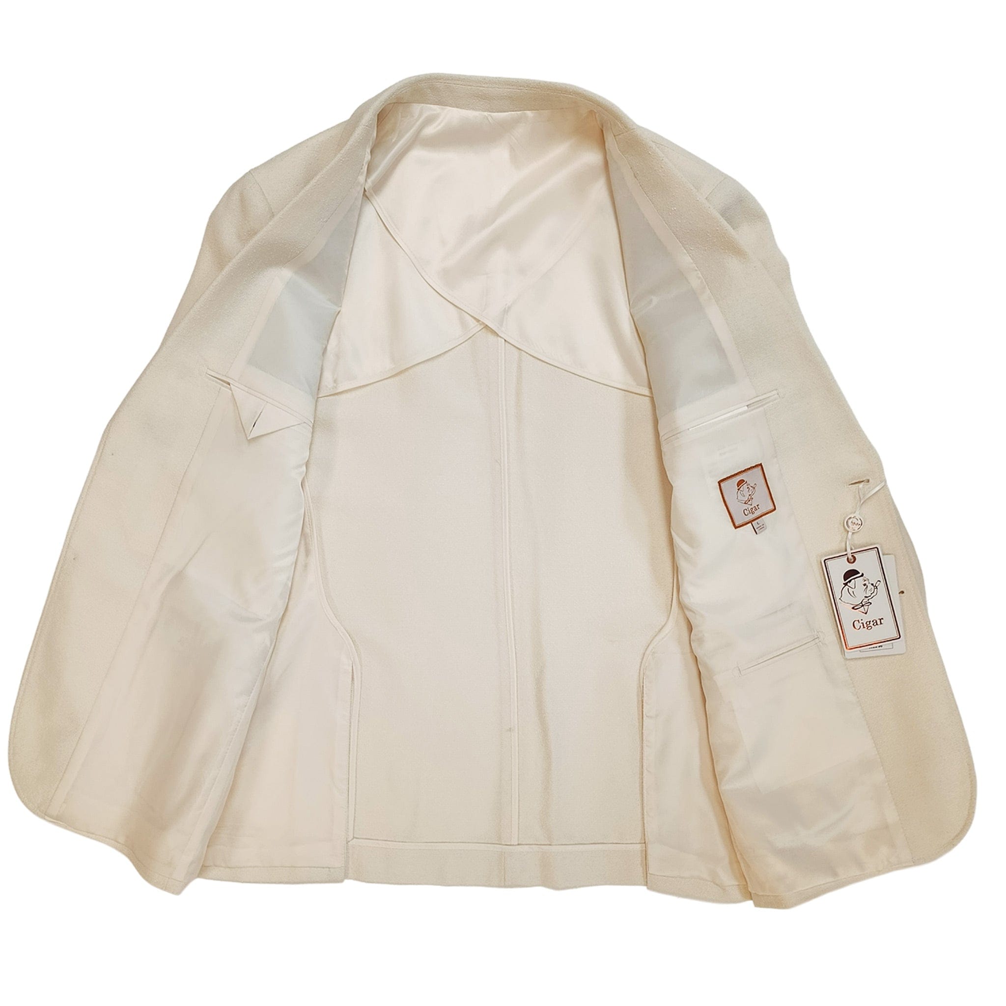 MARENZIO GROUP, INC. J C S Cigar Men’s Textured Blazer Classic Fit Notch Lapel Jacke/J-7037