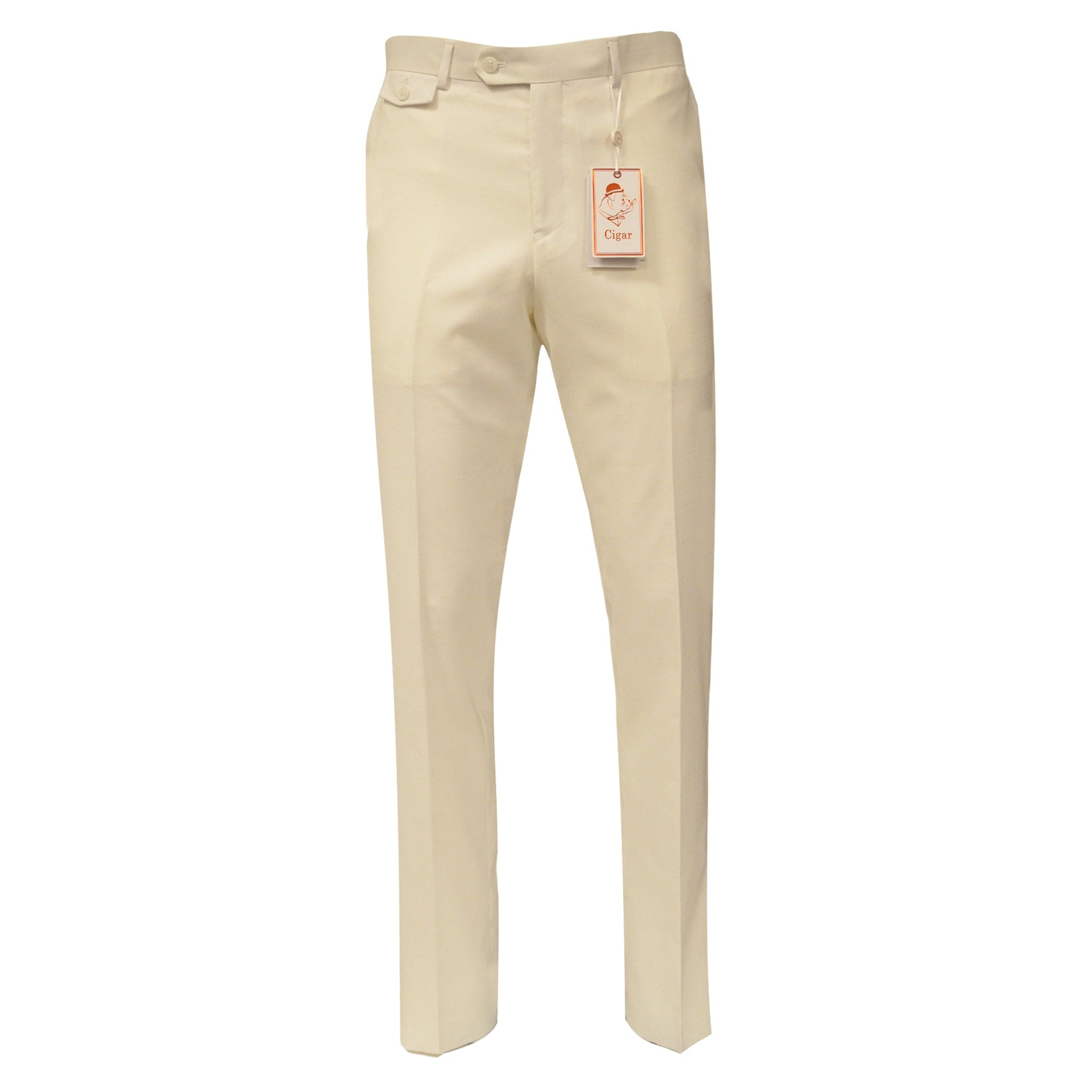 MARENZIO GROUP, INC. P CS WHITE / 32 CGR RELAX FIT DRESS PANTS/SL-827