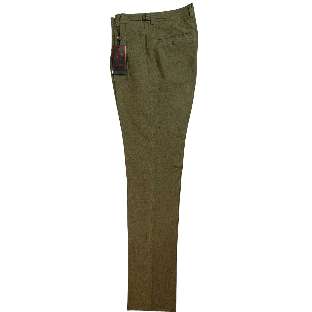 MARENZIO GROUP, INC. P D M Cigar Men’s Textured Pleated Dress Pants – PSL960