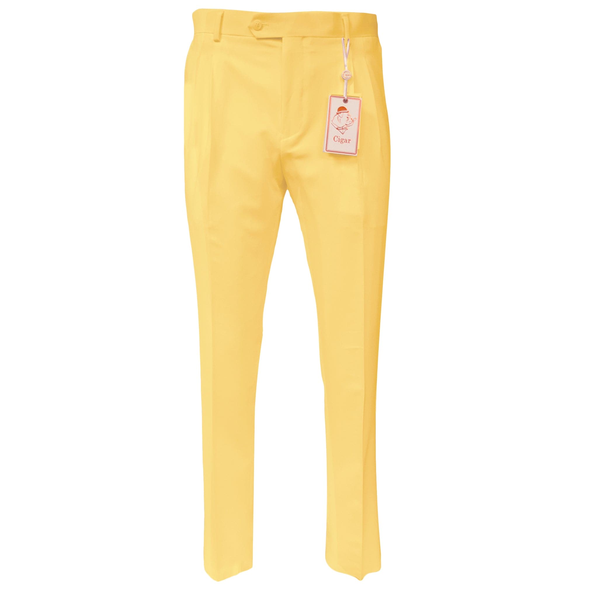 MARENZIO GROUP, INC. P DM MUSTARD / 32 CGR DRESS RELAX FIT PANTS/PSL-830