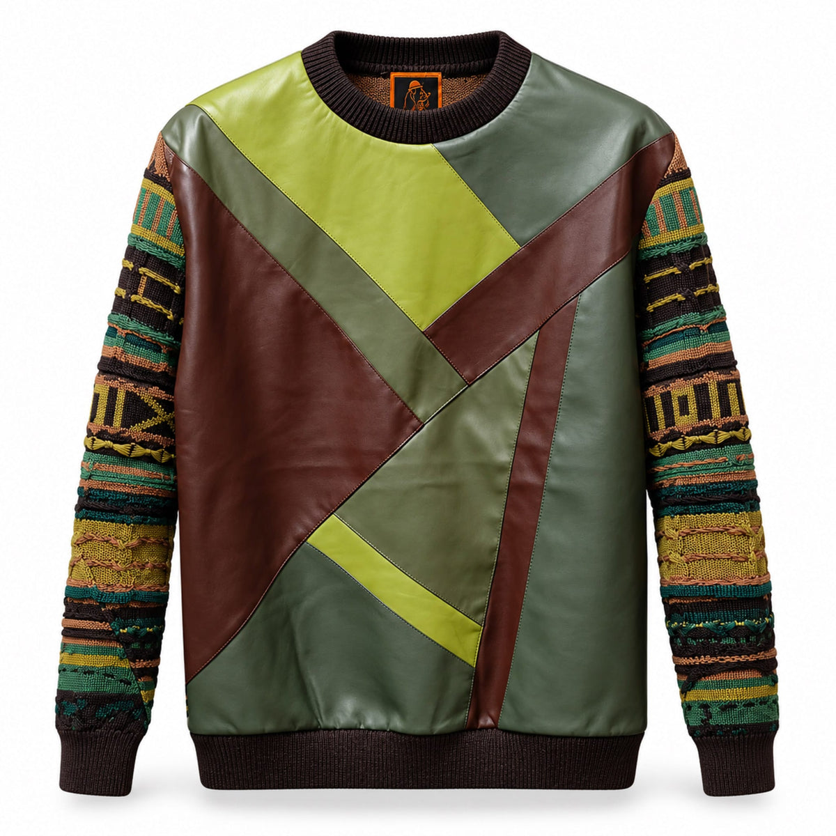 MARENZIO GROUP, INC. T K BROWN / MED Cigar Men’s Sweater-Lfs1203