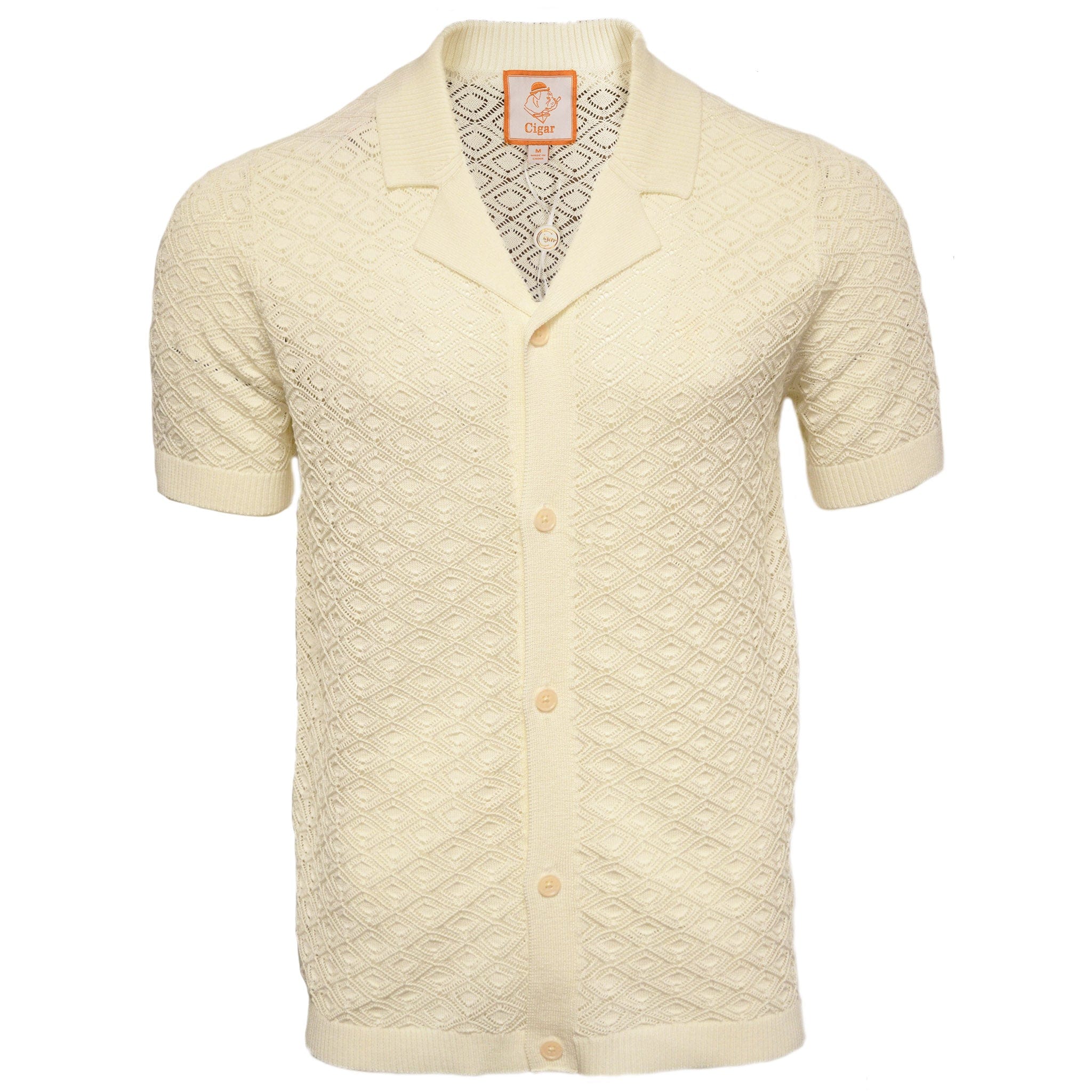 MARENZIO GROUP, INC. T PS OFFWHITE / MED CGR POLO KNITS/KS-1551