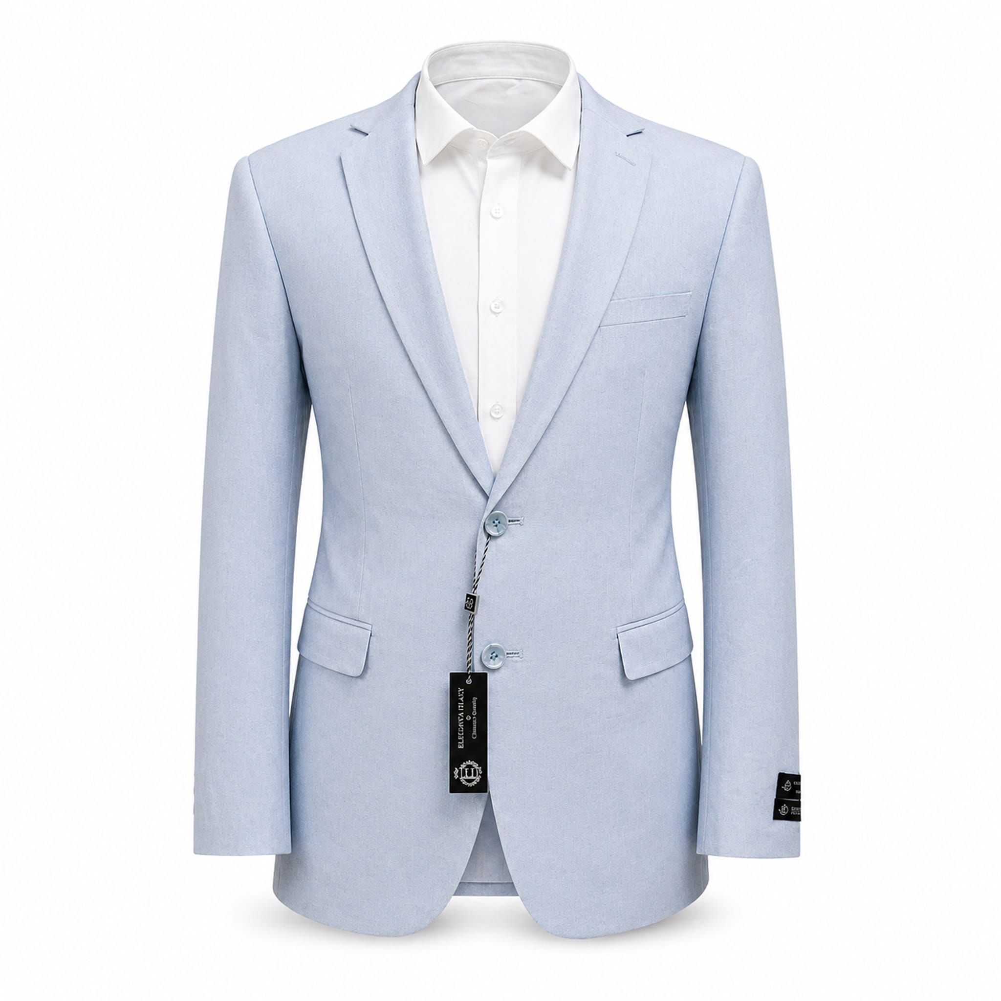MARINA IMPORT O F L Linen Men’s 2-Piece Suit Slim Fit – Classic Formal Blazer & Pants Set