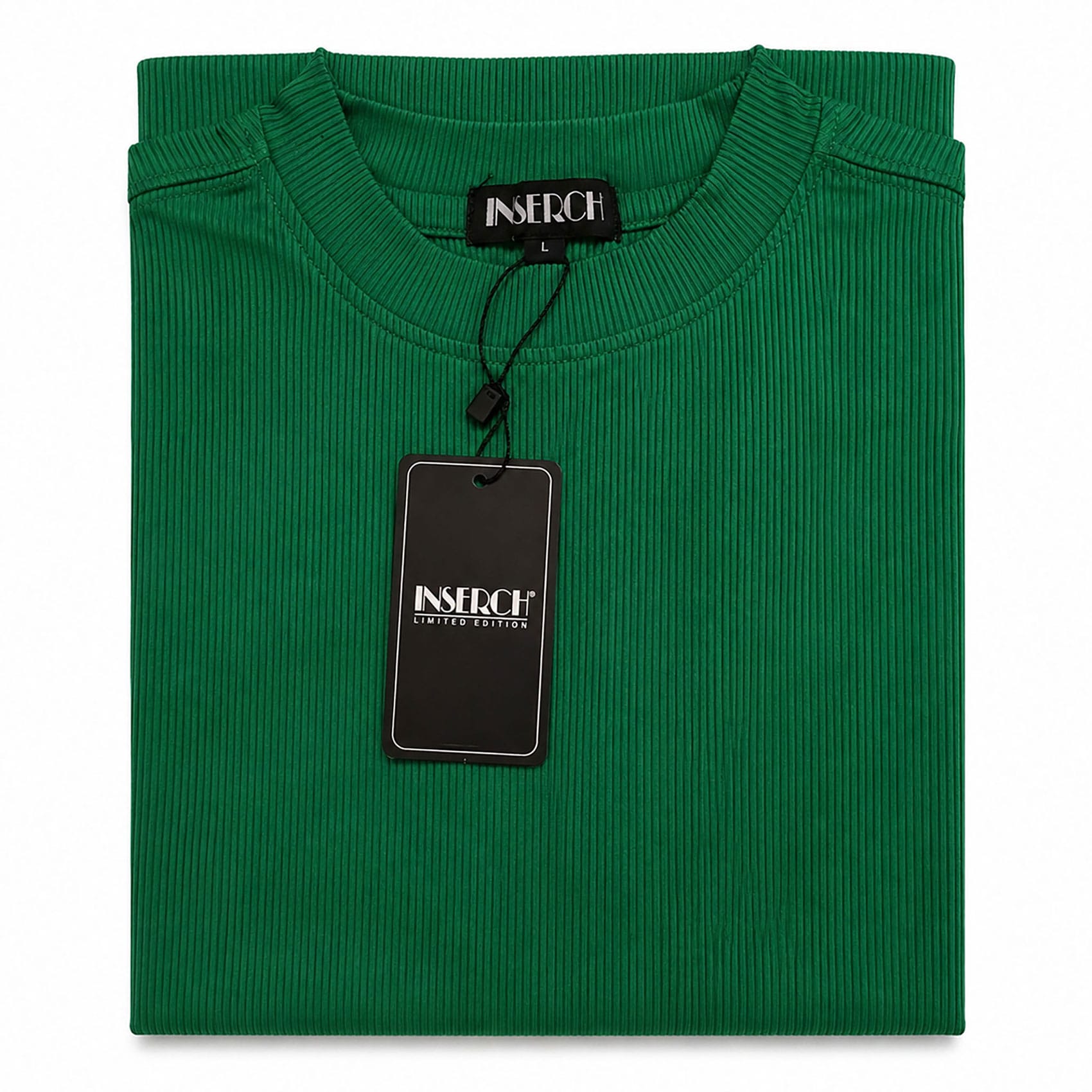 MERC USA, INC INSEARCH T P S Inserch Men’s Ribbed Short Sleeve Knit Shirt-T299
