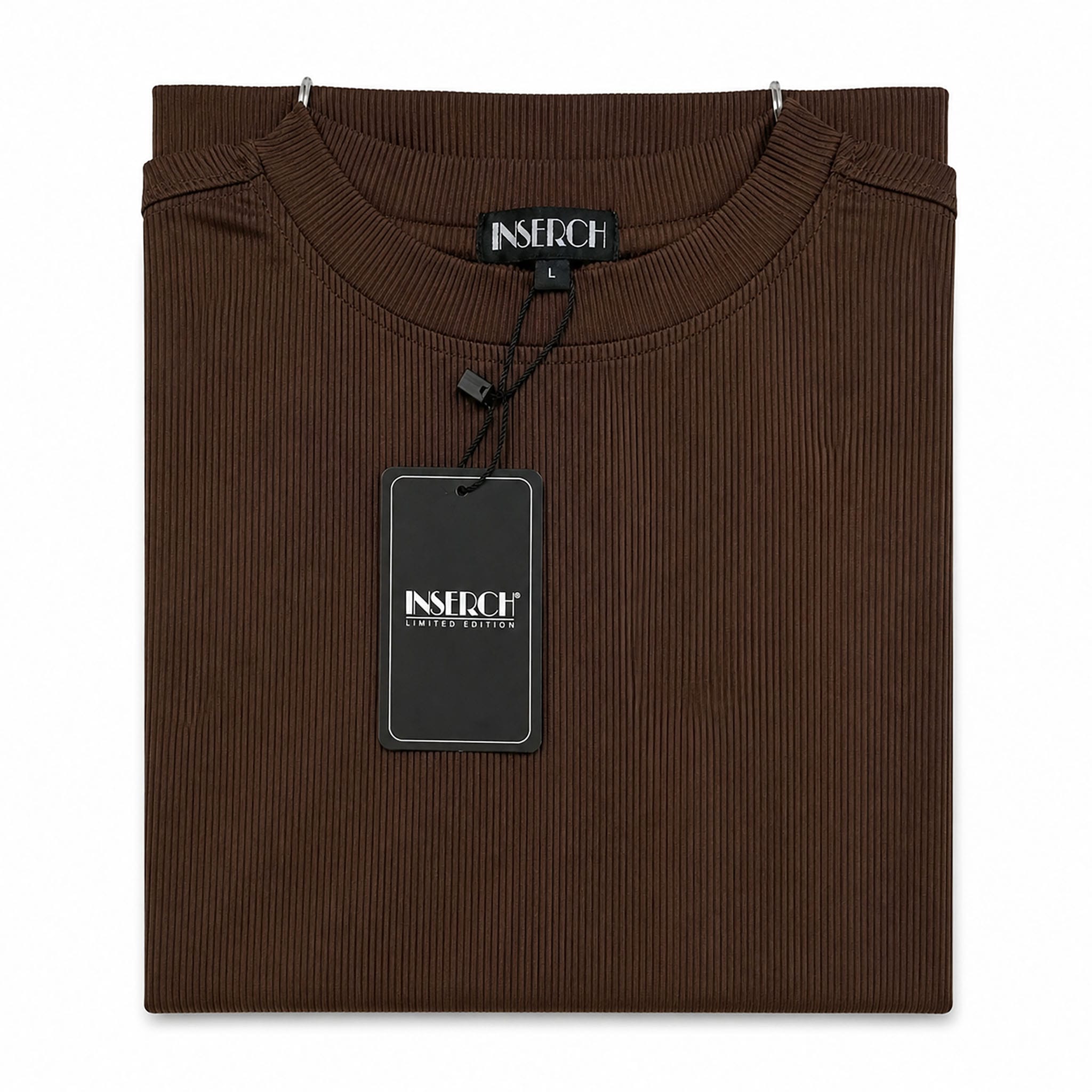 MERC USA, INC INSEARCH T P S Inserch Men’s Ribbed Short Sleeve Knit Shirt-T299