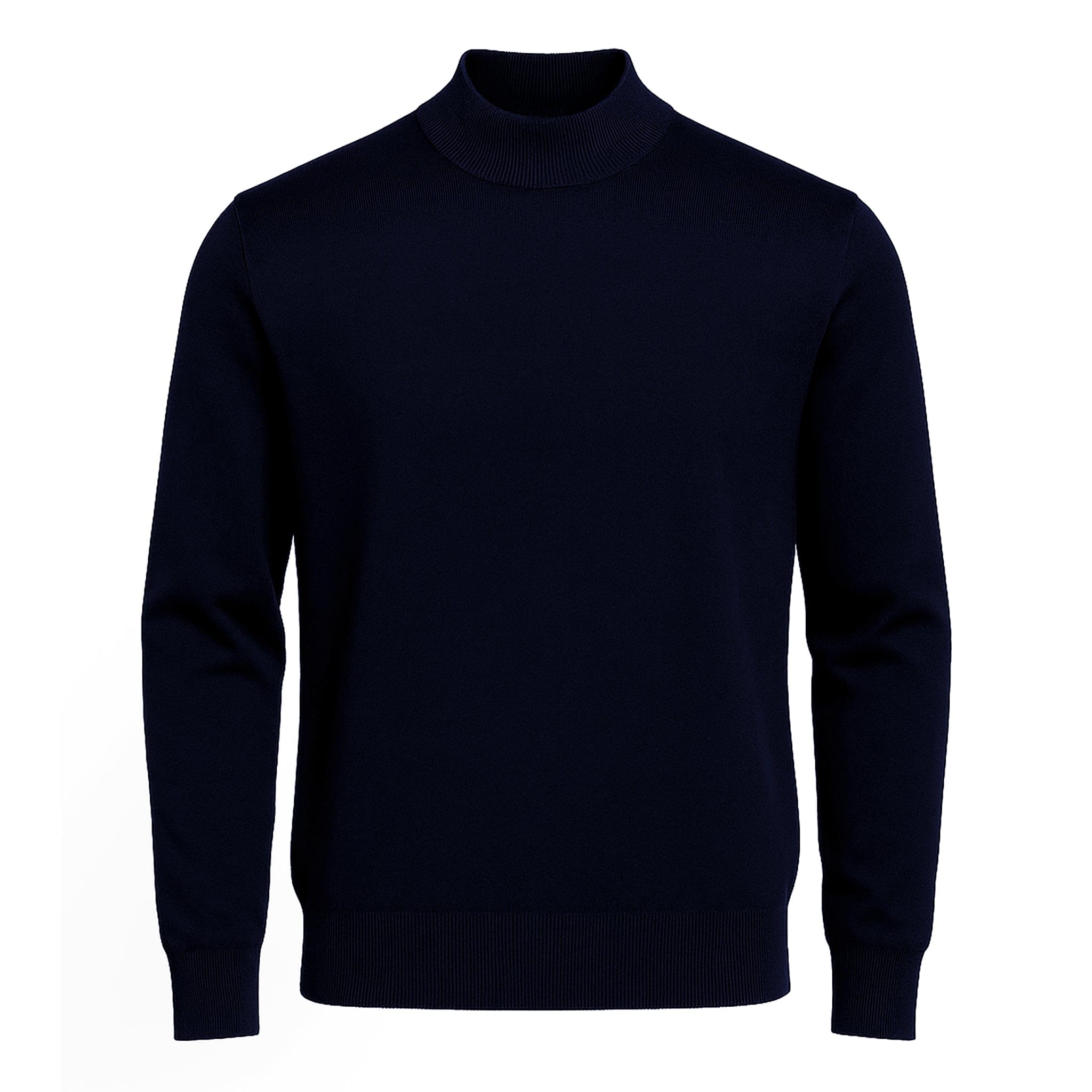 MERC USA, INC INSEARCH T PL 11-NVY / M INSERCH COTTON BLEND MOCK NECK SWEATER/4308