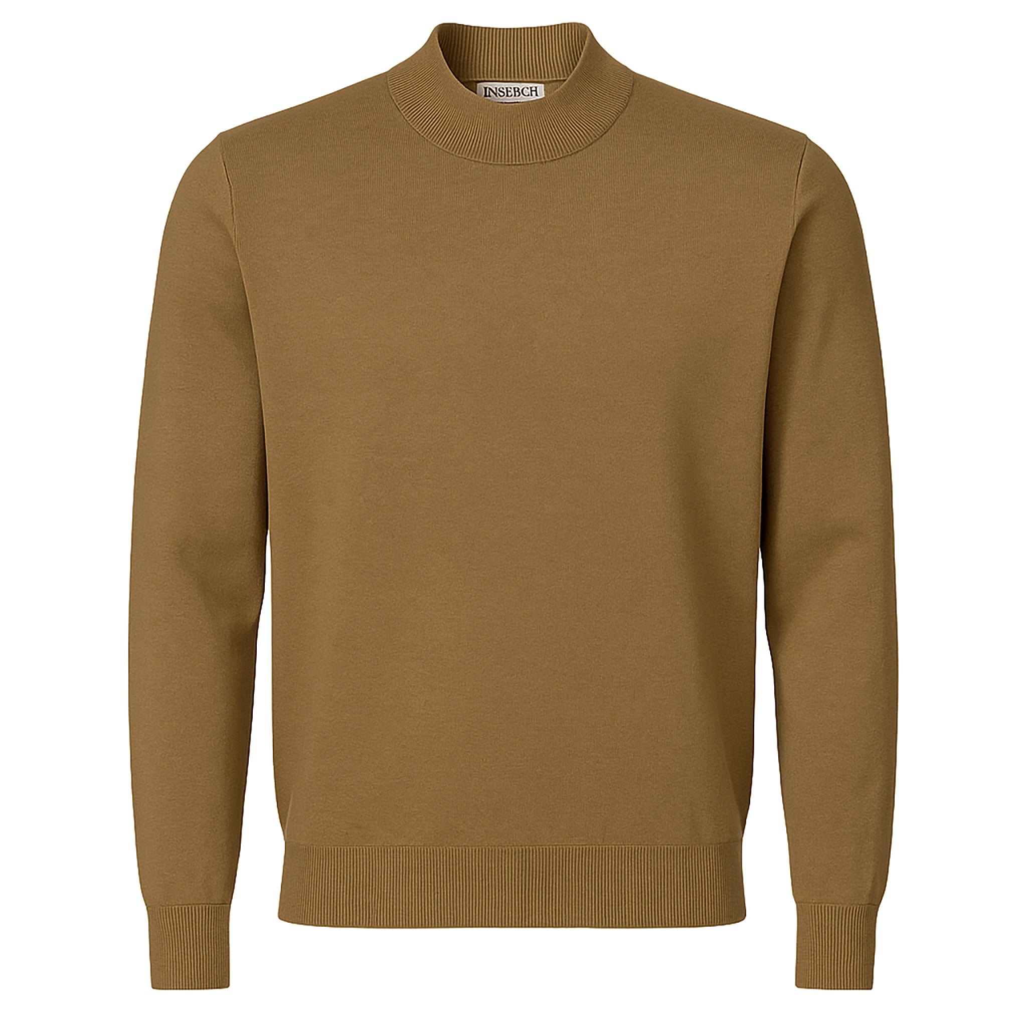 MERC USA, INC INSEARCH T PL 23-COFFE / M INSERCH COTTON BLEND MOCK NECK SWEATER/4308