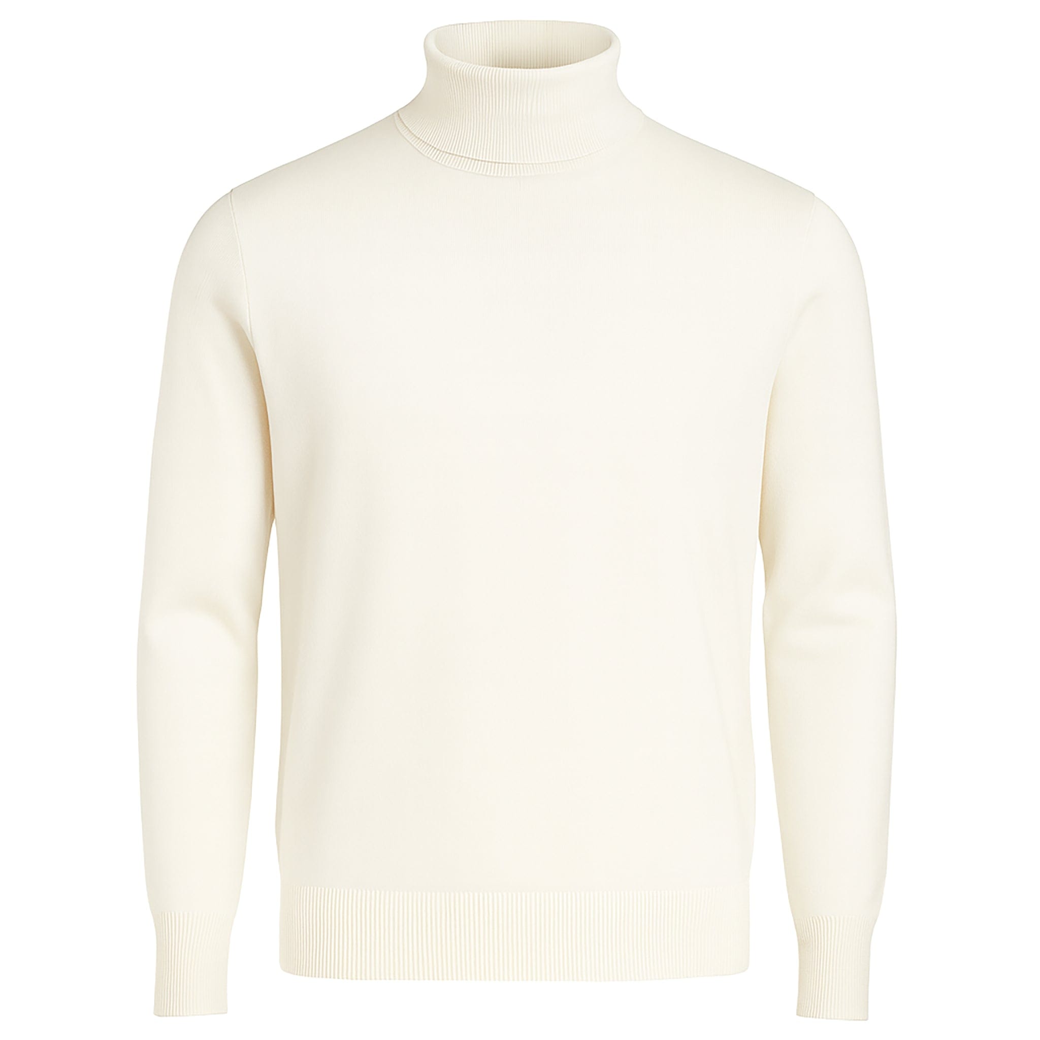 MERC USA, INC INSEARCH T PL 02-WHITE / M INSERCH COTTON BLEND TURTLENECK SWEATER/4708