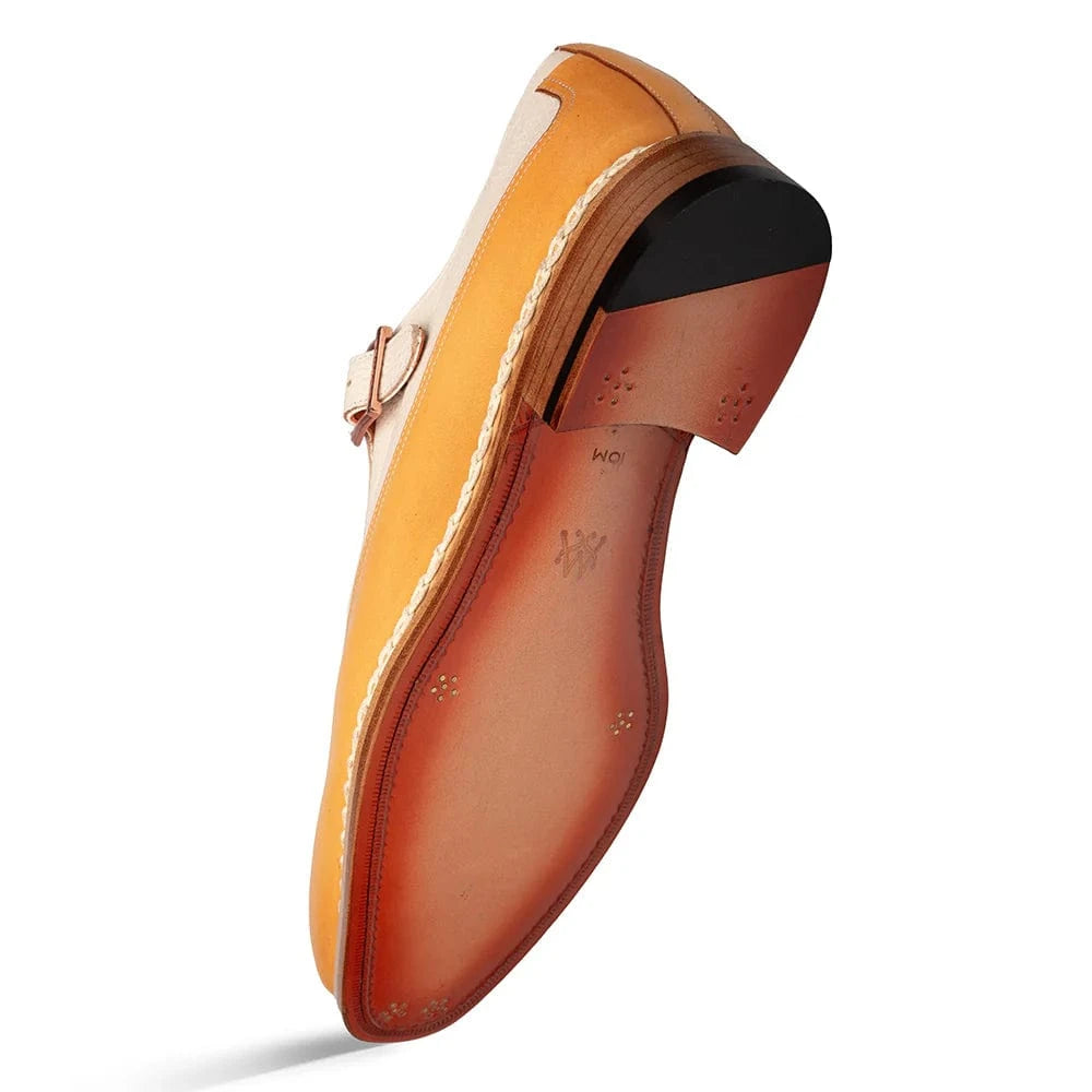 MEZLAN F T Cadena Two-Tone Monk Strap/21590