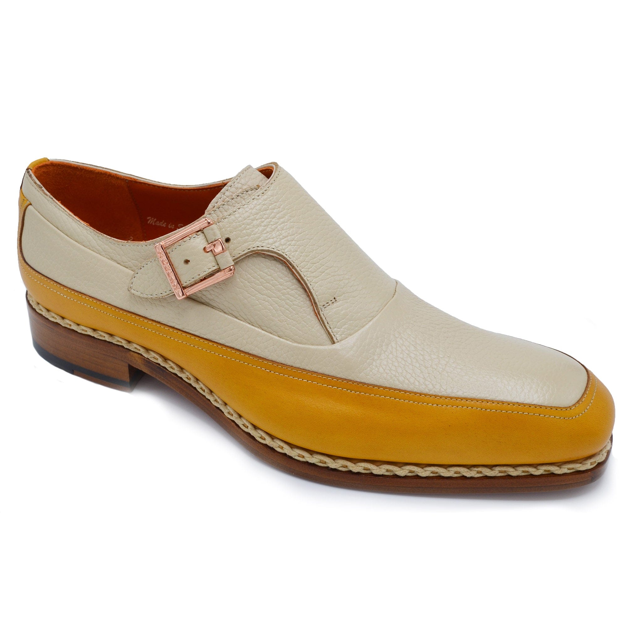 MEZLAN F T CAMBON / 8.5 Cadena Two-Tone Monk Strap/21590