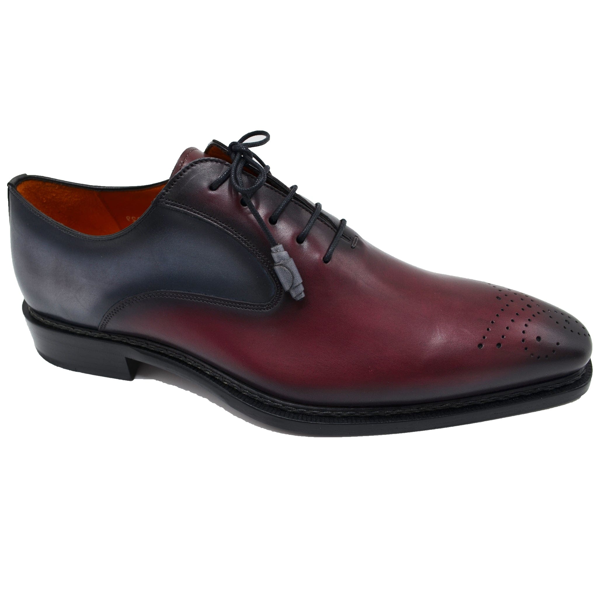 MEZLAN F T BRGGRY / 8.0 Mezlan Burnished Calfskin Lace-Up Oxford/20671