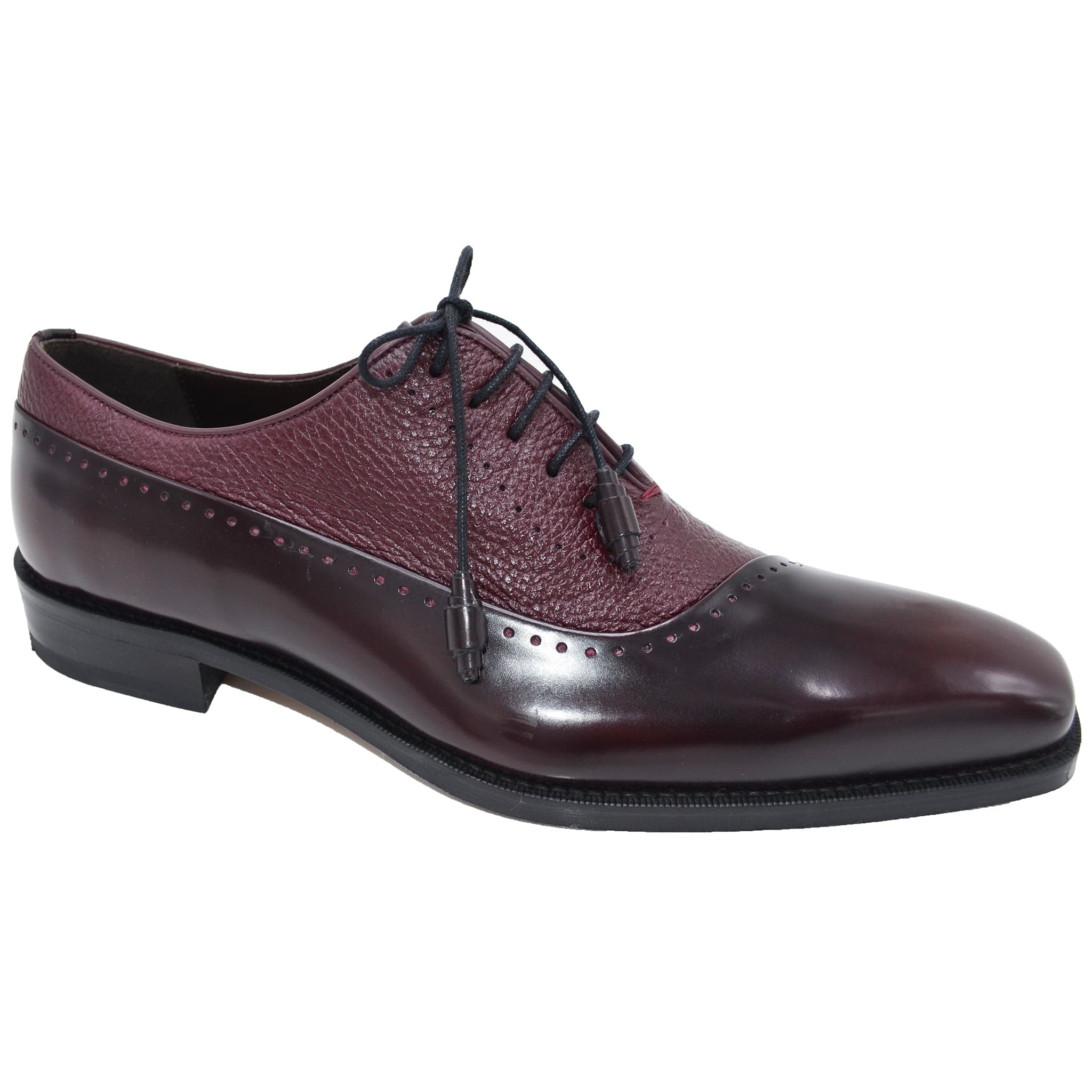 MEZLAN F T BURGUNDY / 8.0 POSTDAM By Mezlan  Calfskin/16409