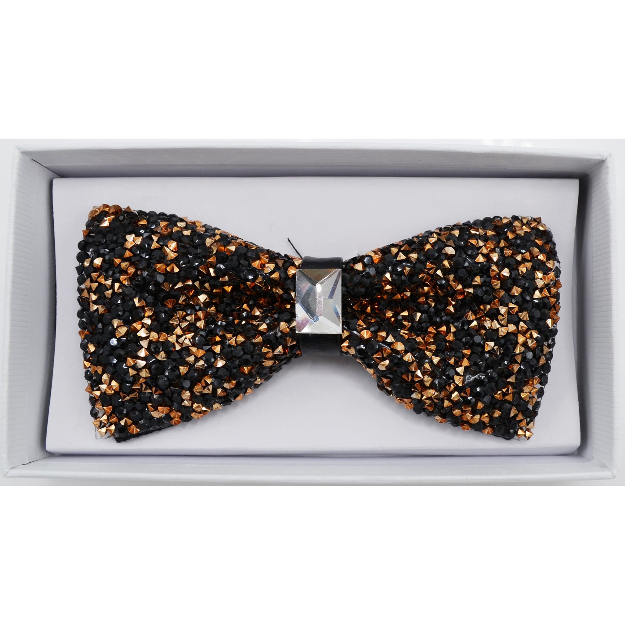 MilanoMensWear BT GOLD/BLK SPECIAL OCASSION BOWTIE