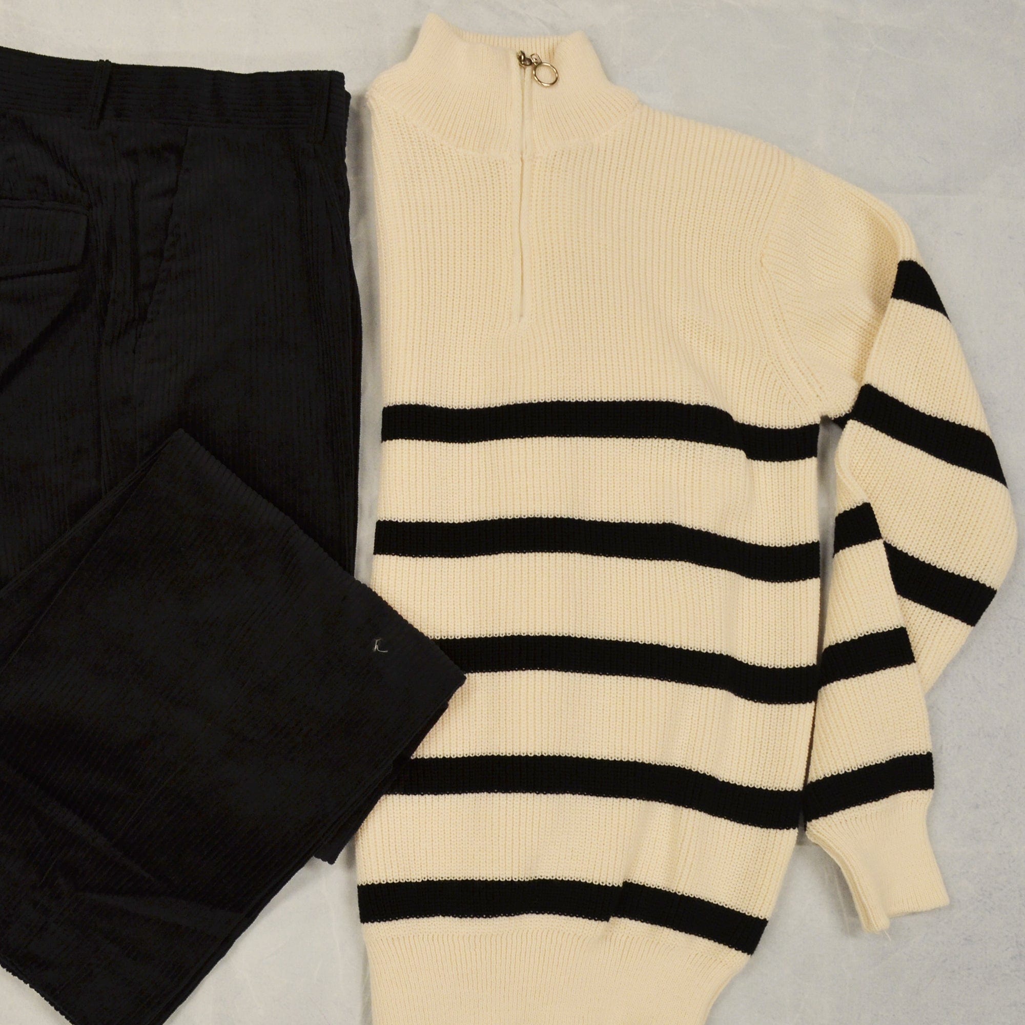 MilanoMensWear BUDBLE/IVORY &BLK