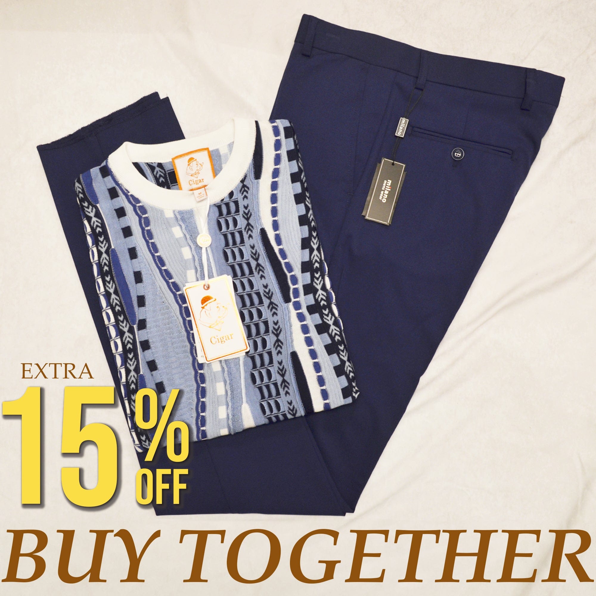 MilanoMensWear BUNDLE/NAVY/BLUE