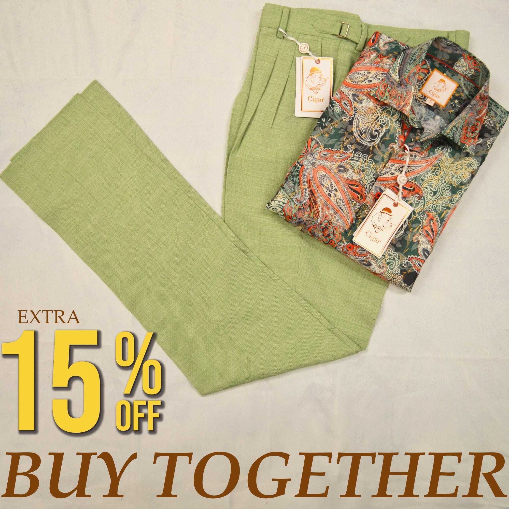 MilanoMensWear BUNDLE/SAGE/FOREST