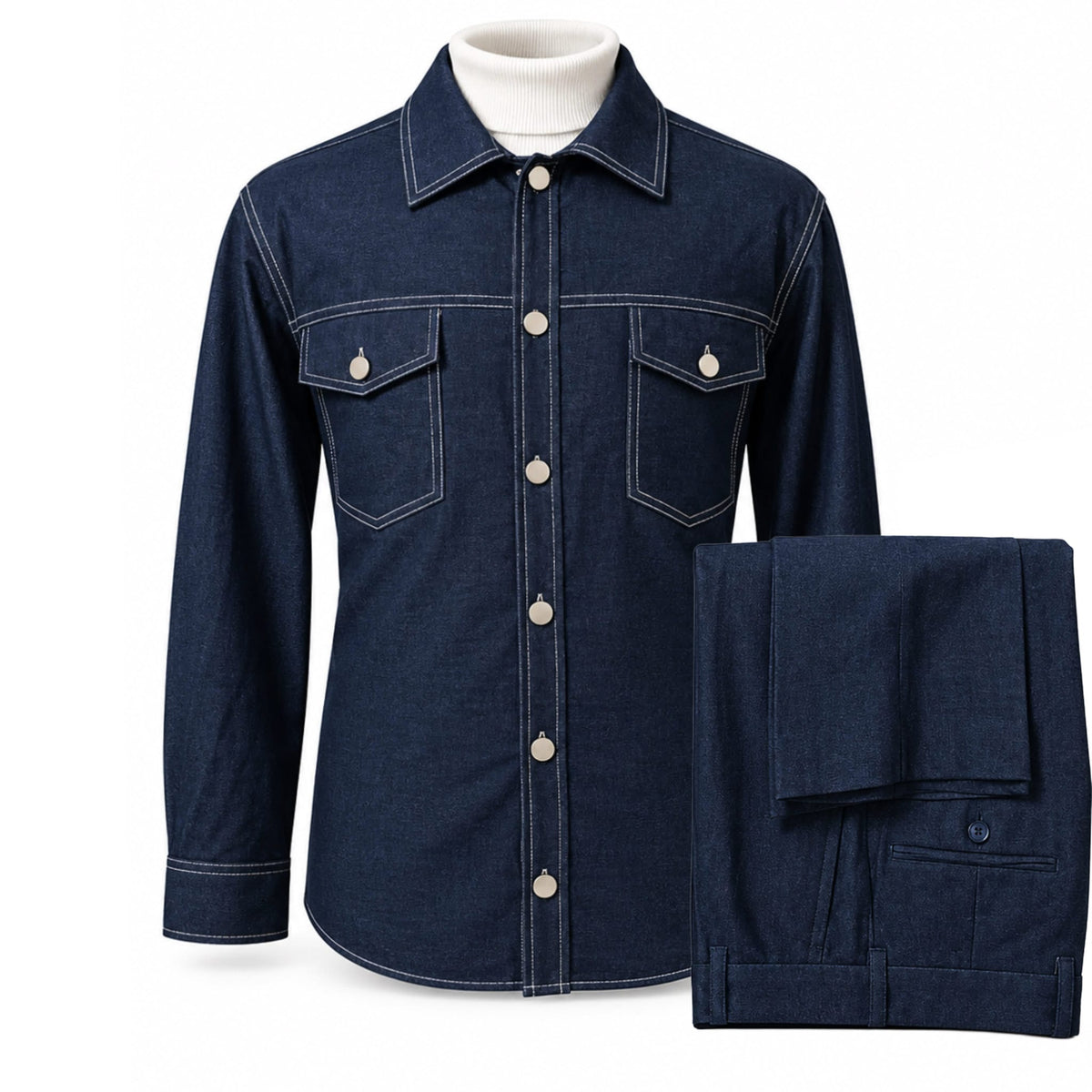 PHITA INTERNATIONAL CORP O F L NAVY / MED Pronti Men’s Contrast-Stitch Walking Suit-Sp8200