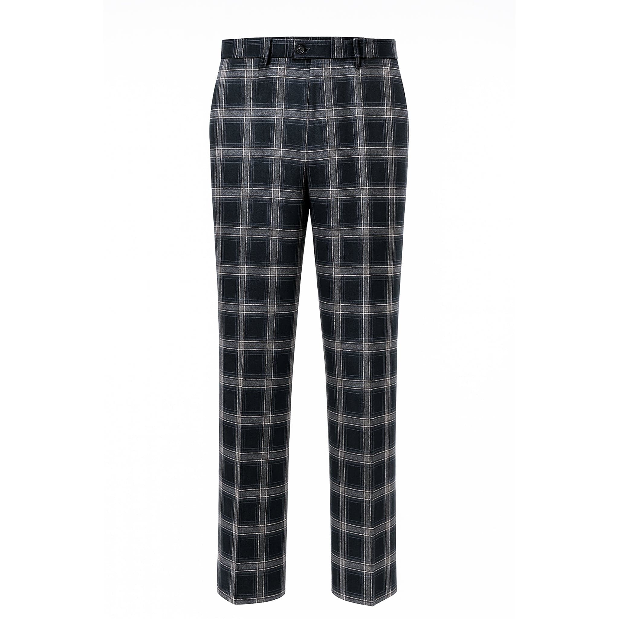 PRONTI Check Pattern Dress Trousers-P6788 MilanoMensWear PRONTI Check Pattern Dress Trousers-P6788 MilanoMensWear