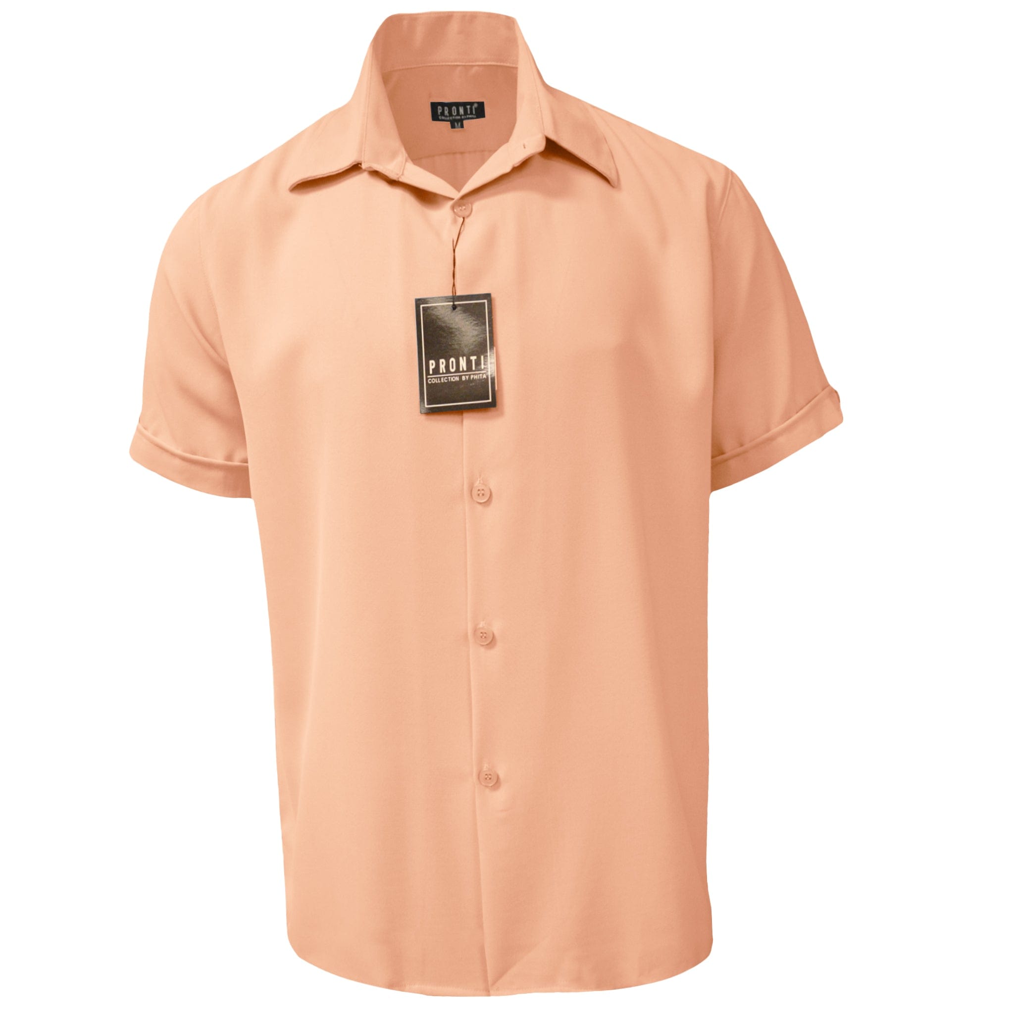 PHITA INTERNATIONAL CORP S AS PINK / MED PRONTI RELAX FIT SHIRT/S6653