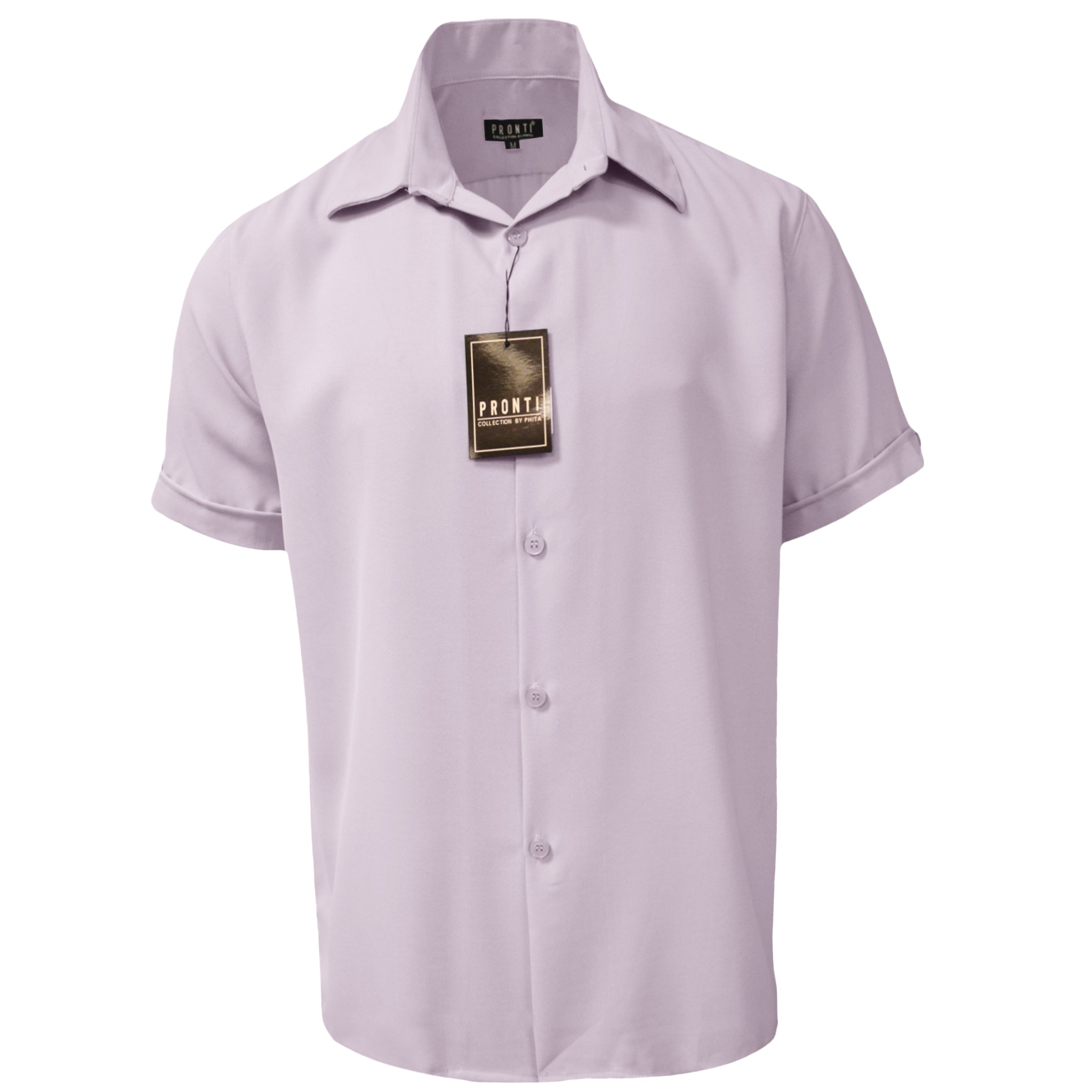 PHITA INTERNATIONAL CORP S AS LILAC / MED PRONTI RELAX FIT SHIRT/S6653