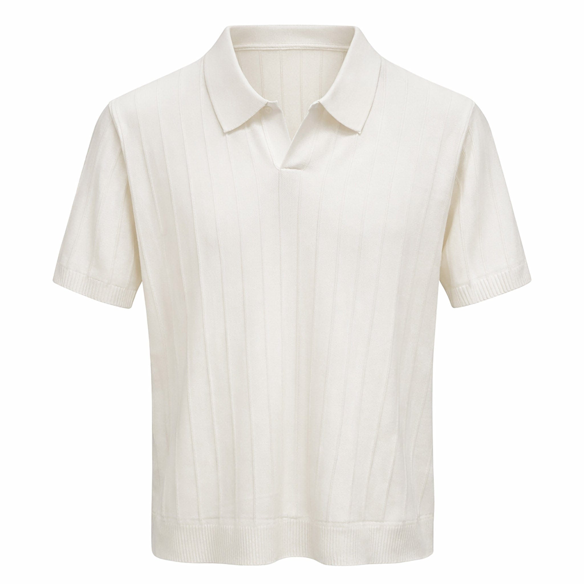 PHITA INTERNATIONAL CORP T P S WHITE / SM PRONTI Knit Polo Shirt for Men/K2034