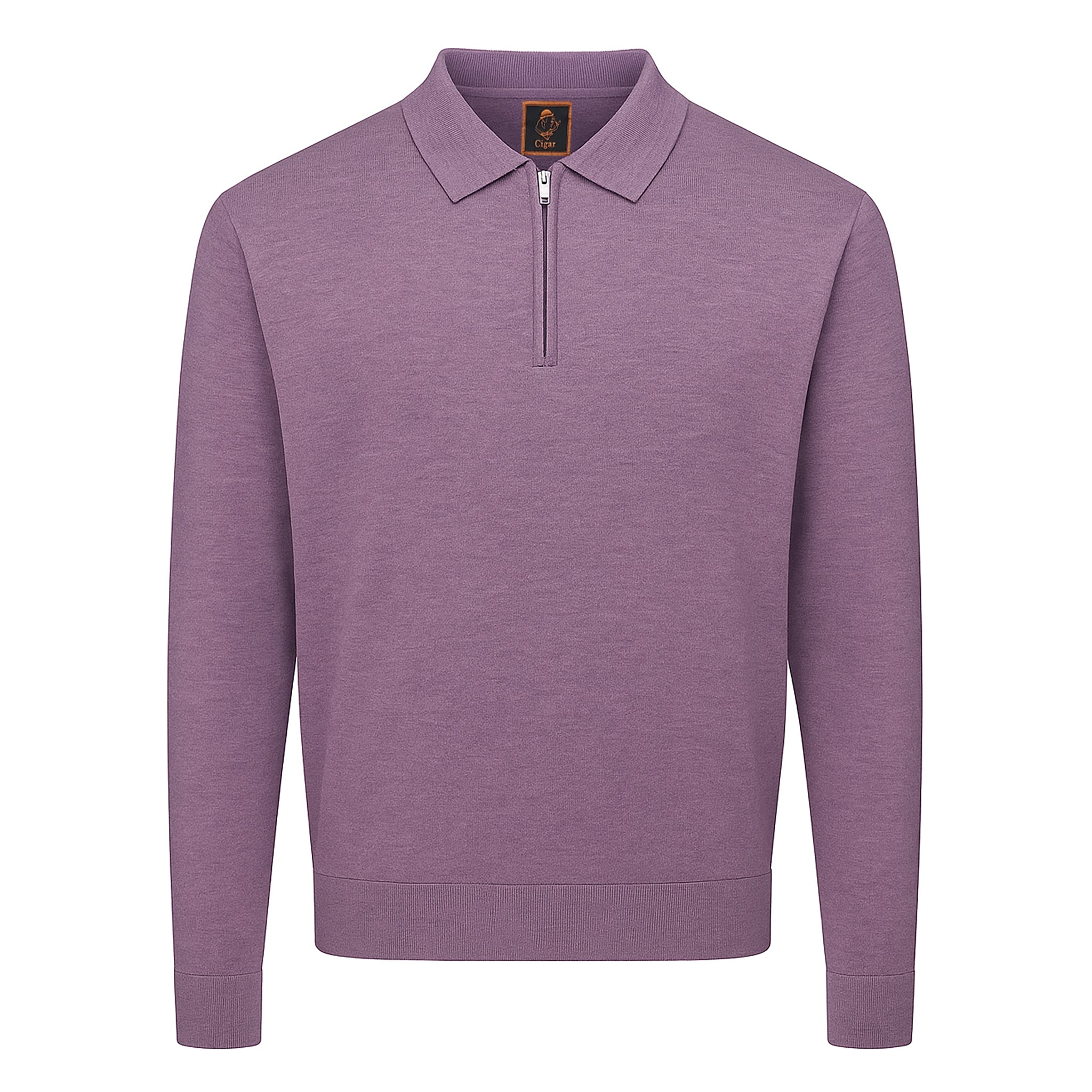 CGR SOLID POLO SWEATER