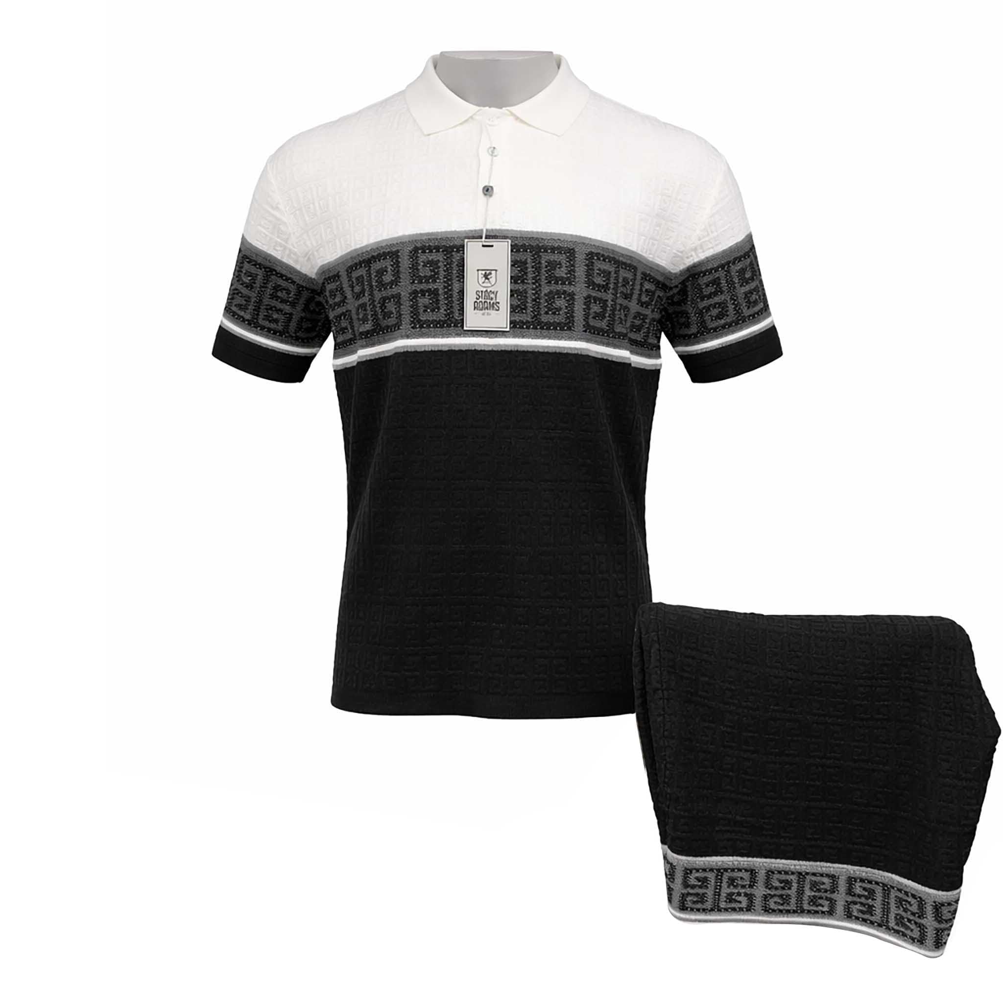 SAFIRE INC.(SILVERSILK) S S T Stacy Adams Short Sleeve Walking Suit Set 21000