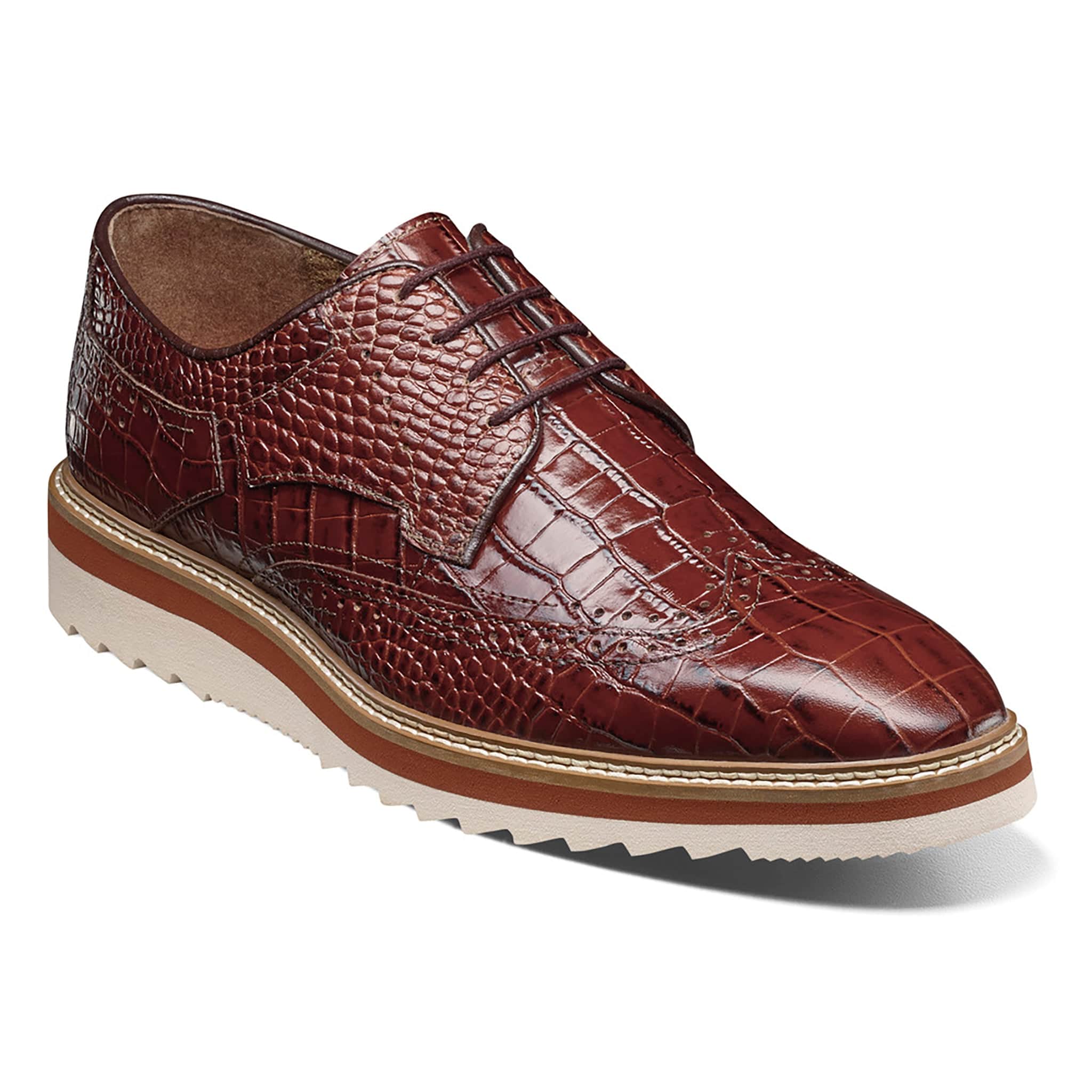 STACY ADAMS SHOE COMPANY F T 221 COGN / 8.5 25725
